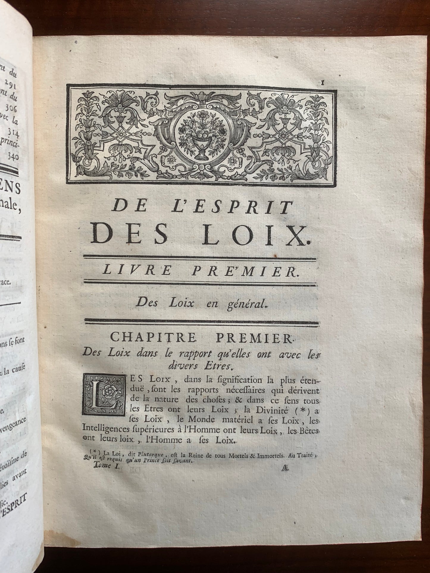 De l'Esprit des Loix - Montesquieu - 1749