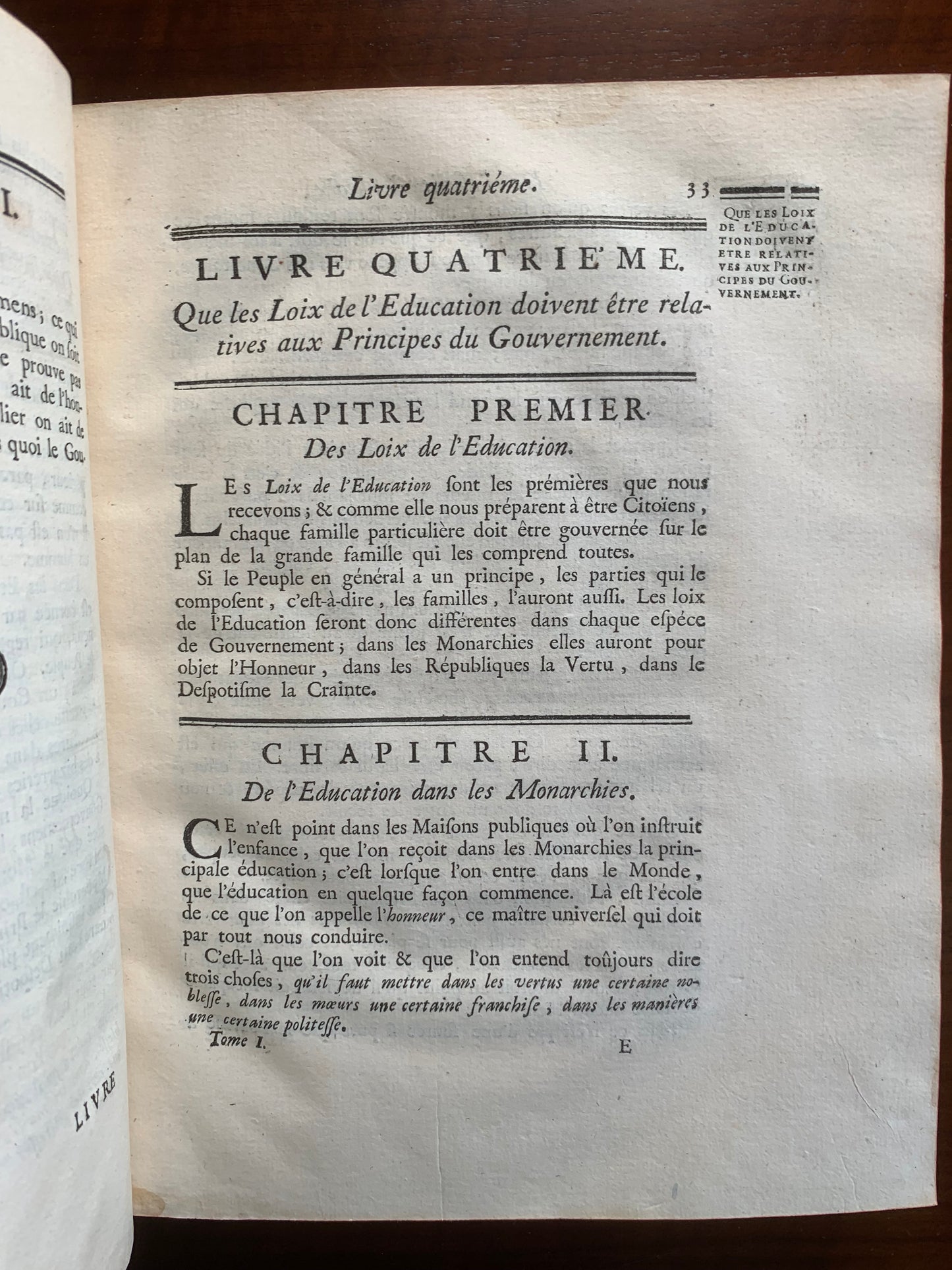 De l'Esprit des Loix - Montesquieu - 1749