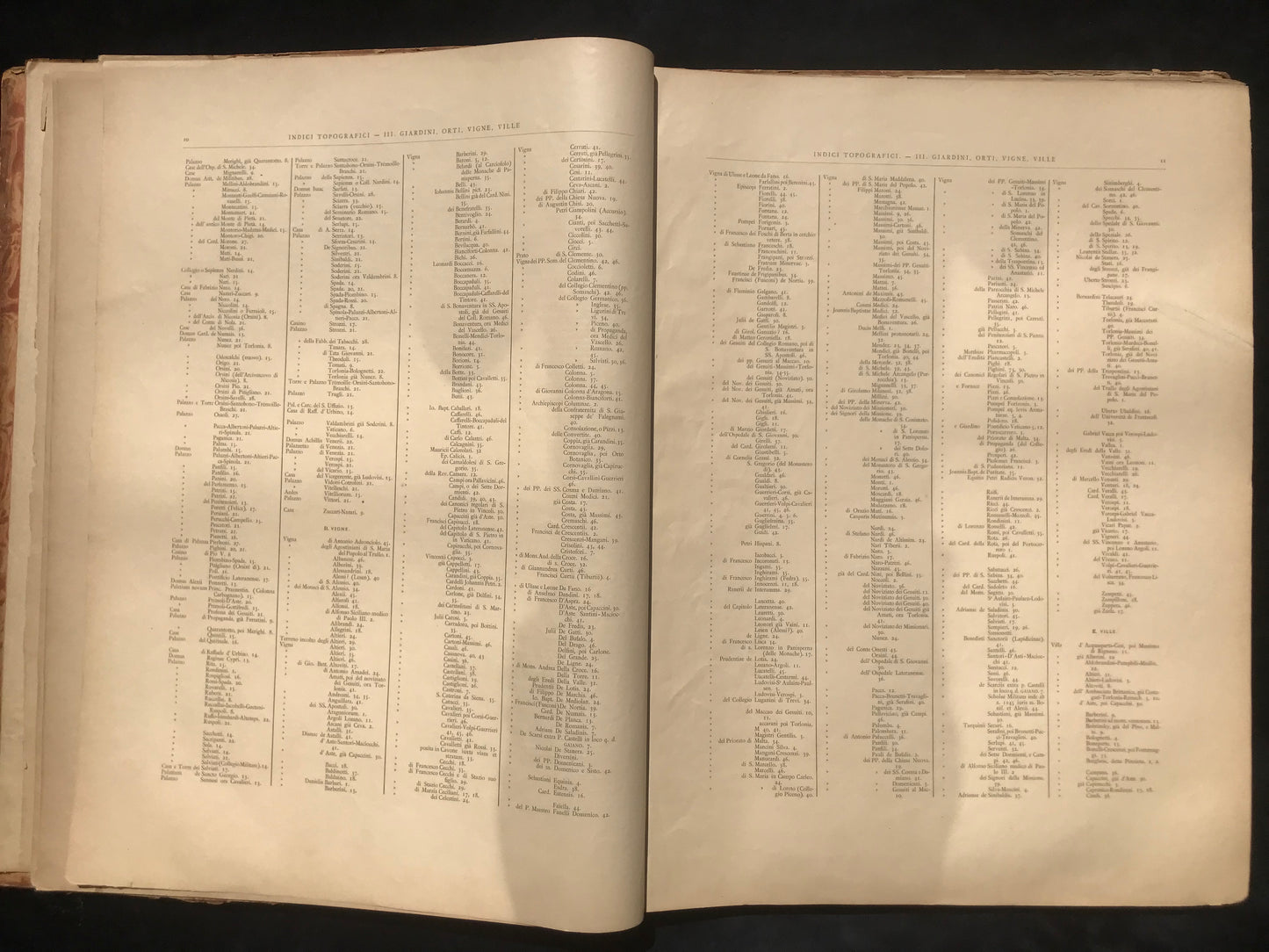 Forma Urbis Romae - Consilio et autoritate regiae academiae lyncaeorum - Formam dimensus est et ad modulum 1:1000 delineavit - Rodolfo Lanciani - First edition - 1893-1900