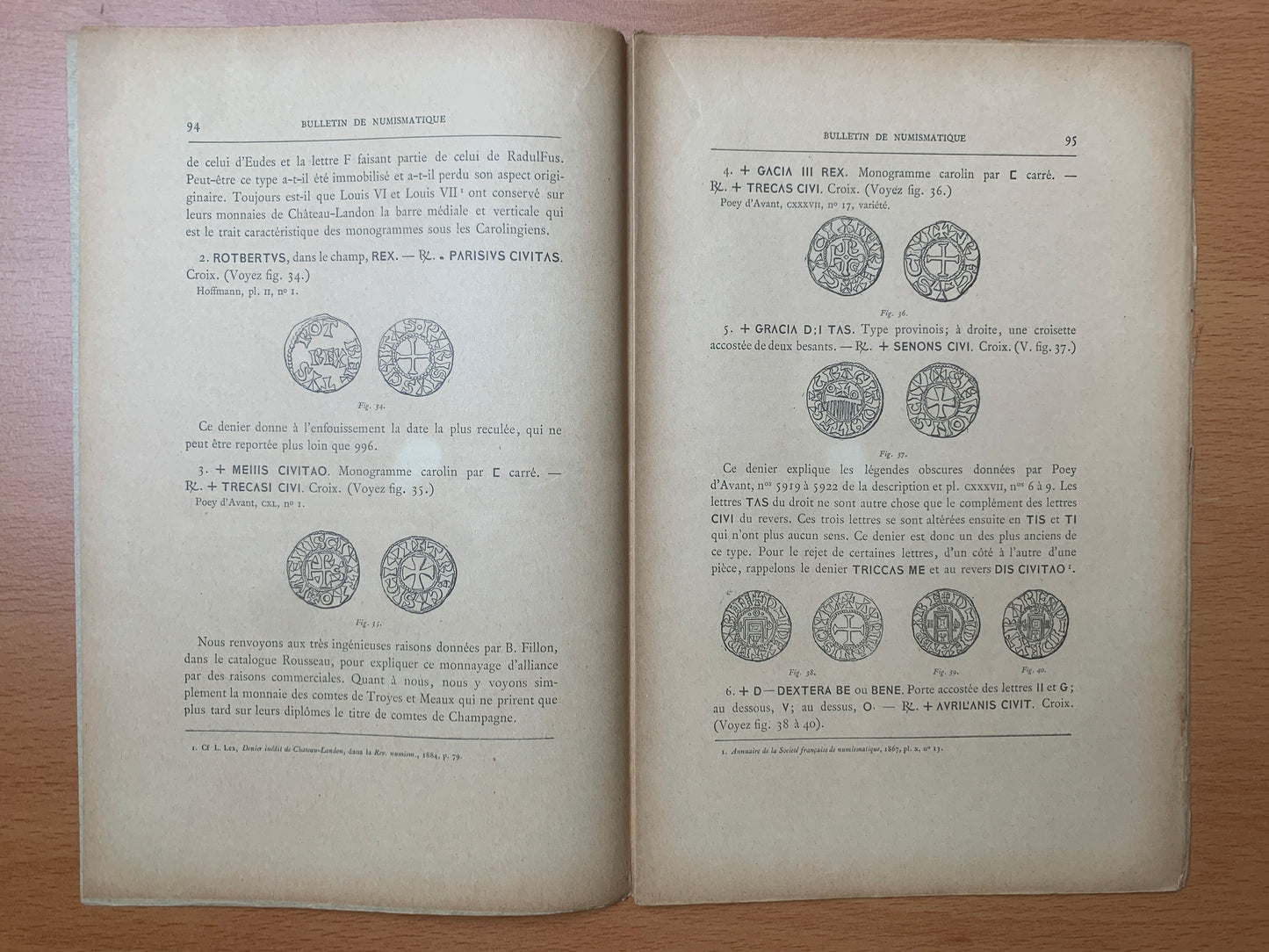 Bulletins de Numismatique - Raymond Serrure - 87 bulletins de 1891 à 1906
