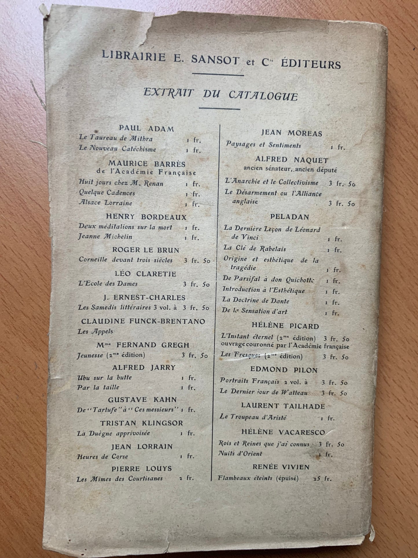 Les Dieux s'en vont d'Annunzio reste - Filippo Tommaso Marinetti - Envoi autographe - EO - 1908