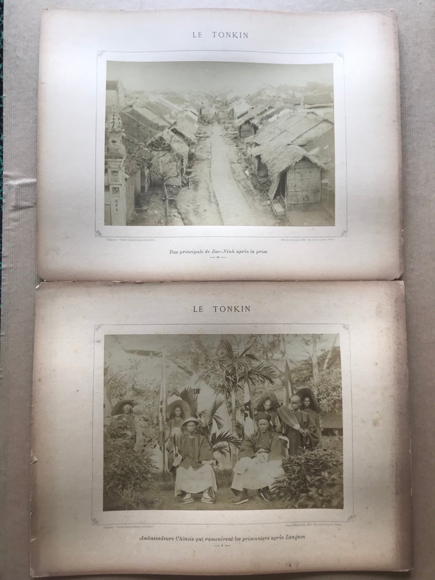 Le Tonkin - 52 Vues photographiques prises par Mr le Docteur Hocquard, Médecin-Major - Avec l'autorisation de Mr la Général en Chef du corps expéditionnaire - 1884-1885 - Quatrième série