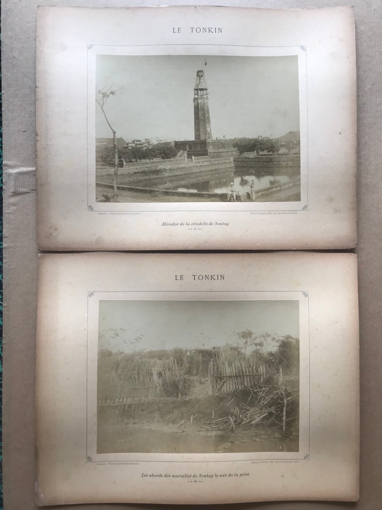 Le Tonkin - 52 Vues photographiques prises par Mr le Docteur Hocquard, Médecin-Major - Avec l'autorisation de Mr la Général en Chef du corps expéditionnaire - 1884-1885 - Quatrième série