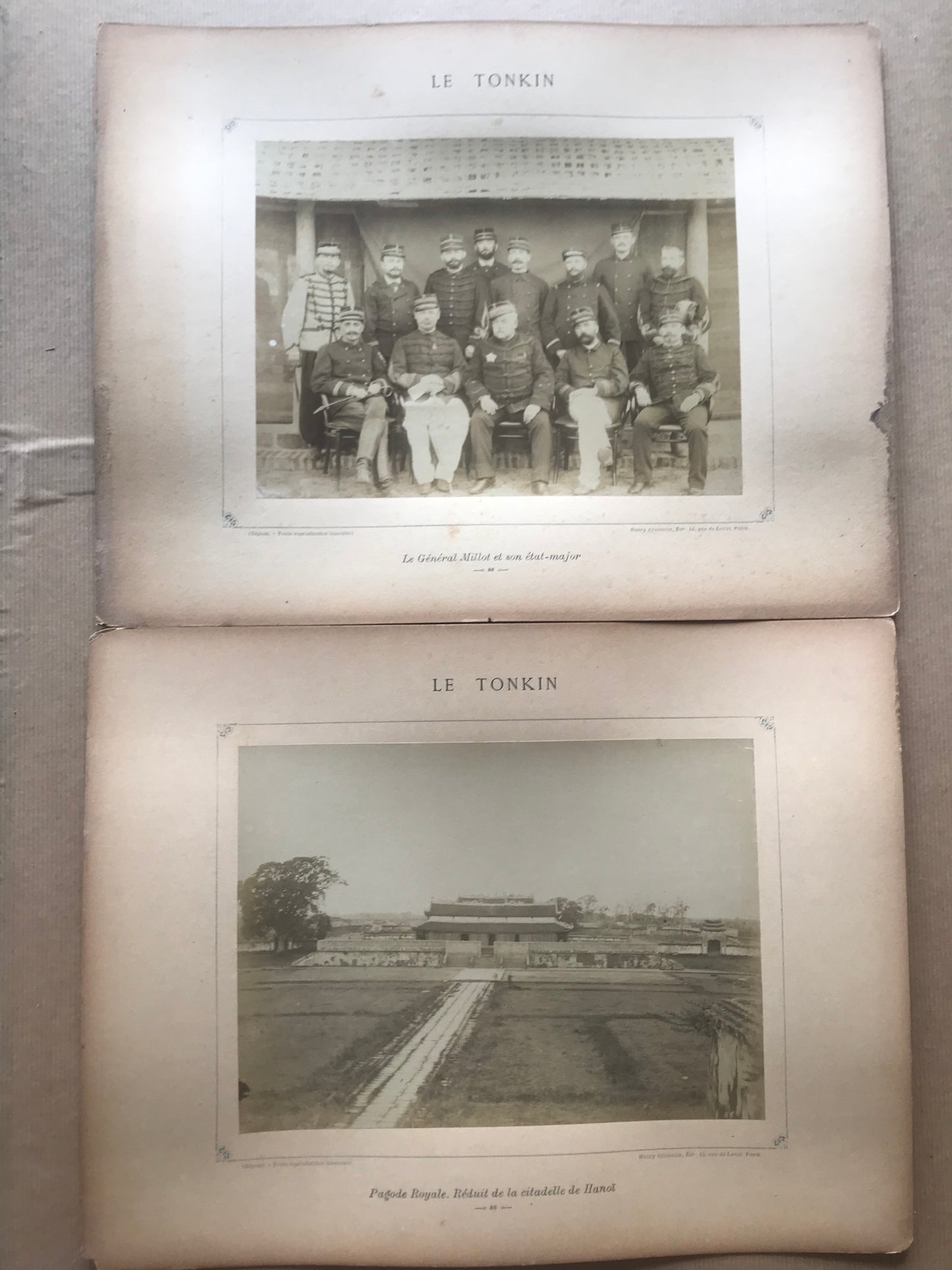 Le Tonkin - 52 Vues photographiques prises par Mr le Docteur Hocquard, Médecin-Major - Avec l'autorisation de Mr la Général en Chef du corps expéditionnaire - 1884-1885 - Quatrième série