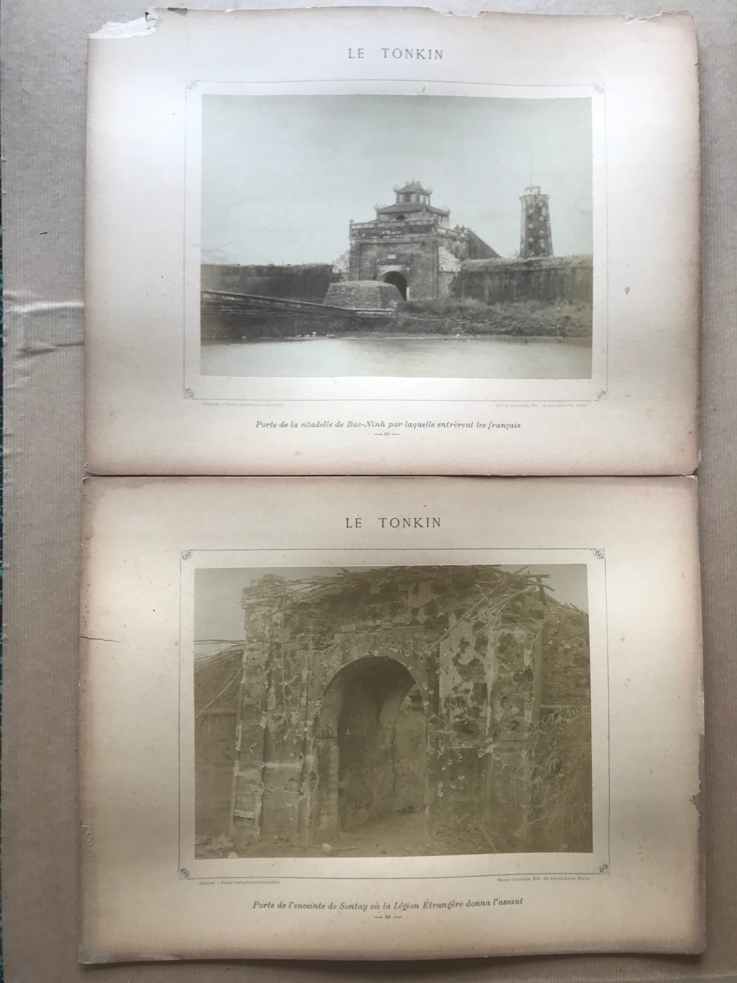 Le Tonkin - 52 Vues photographiques prises par Mr le Docteur Hocquard, Médecin-Major - Avec l'autorisation de Mr la Général en Chef du corps expéditionnaire - 1884-1885 - Quatrième série
