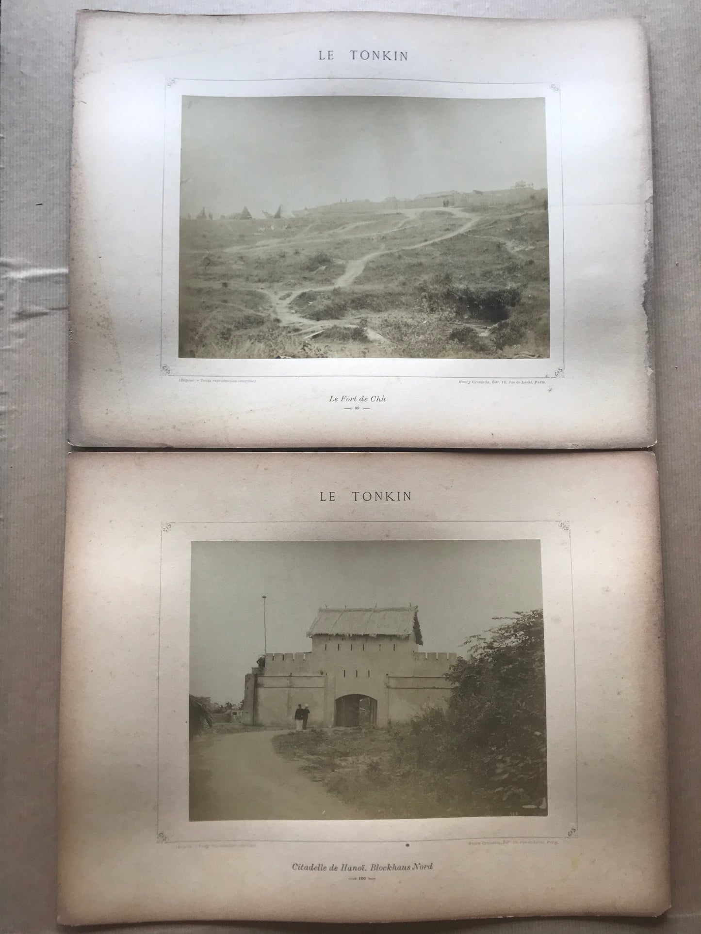 Le Tonkin - 52 Vues photographiques prises par Mr le Docteur Hocquard, Médecin-Major - Avec l'autorisation de Mr la Général en Chef du corps expéditionnaire - 1884-1885 - Quatrième série