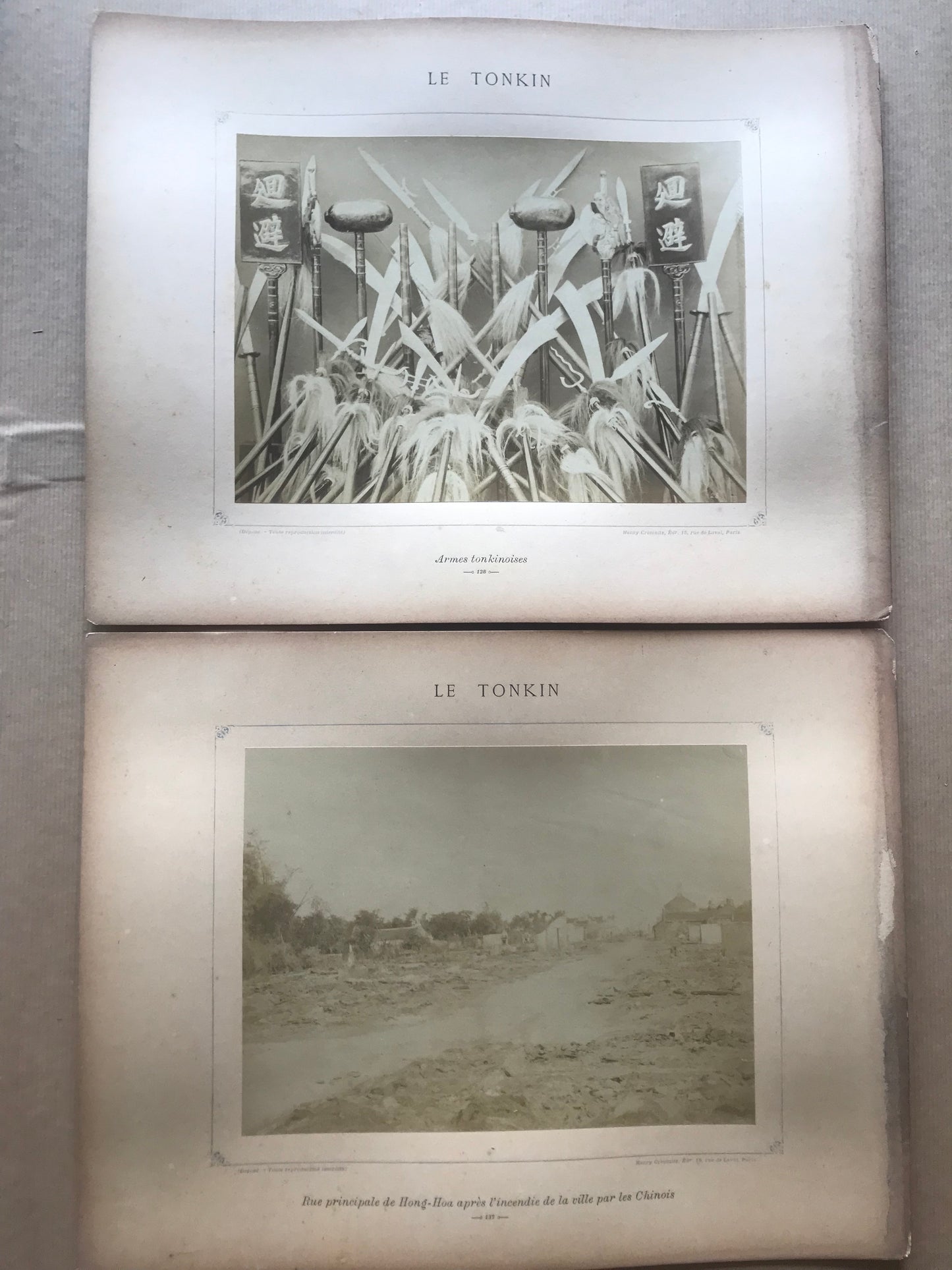 Le Tonkin - 52 Vues photographiques prises par Mr le Docteur Hocquard, Médecin-Major - Avec l'autorisation de Mr la Général en Chef du corps expéditionnaire - 1884-1885 - Quatrième série