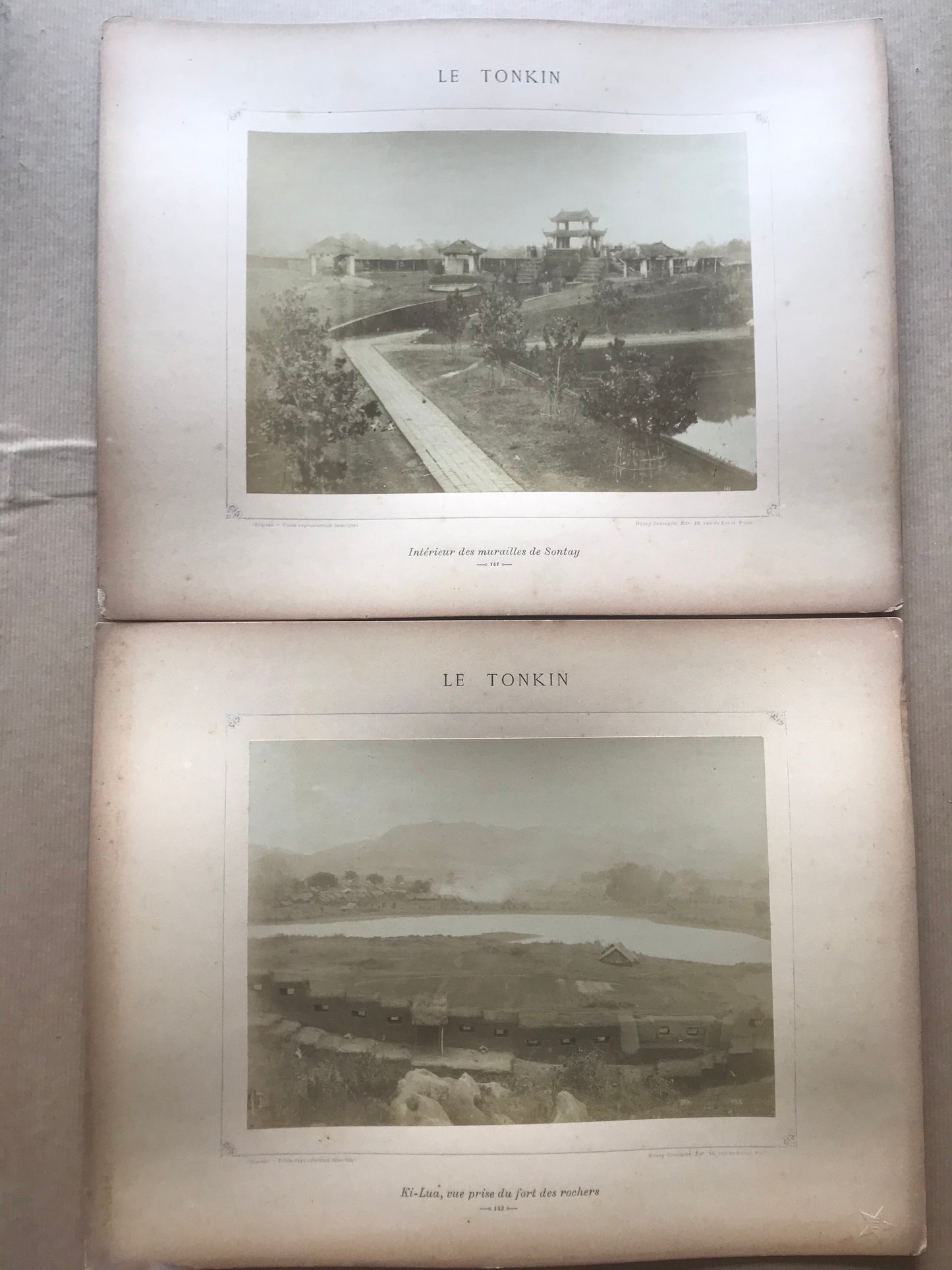 Le Tonkin - 52 Vues photographiques prises par Mr le Docteur Hocquard, Médecin-Major - Avec l'autorisation de Mr la Général en Chef du corps expéditionnaire - 1884-1885 - Quatrième série