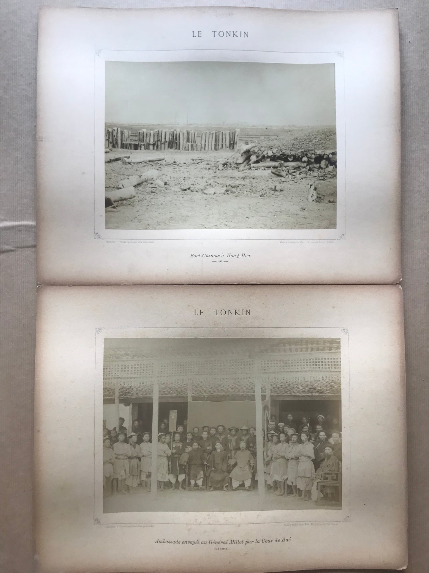 Le Tonkin - 52 Vues photographiques prises par Mr le Docteur Hocquard, Médecin-Major - Avec l'autorisation de Mr la Général en Chef du corps expéditionnaire - 1884-1885 - Quatrième série