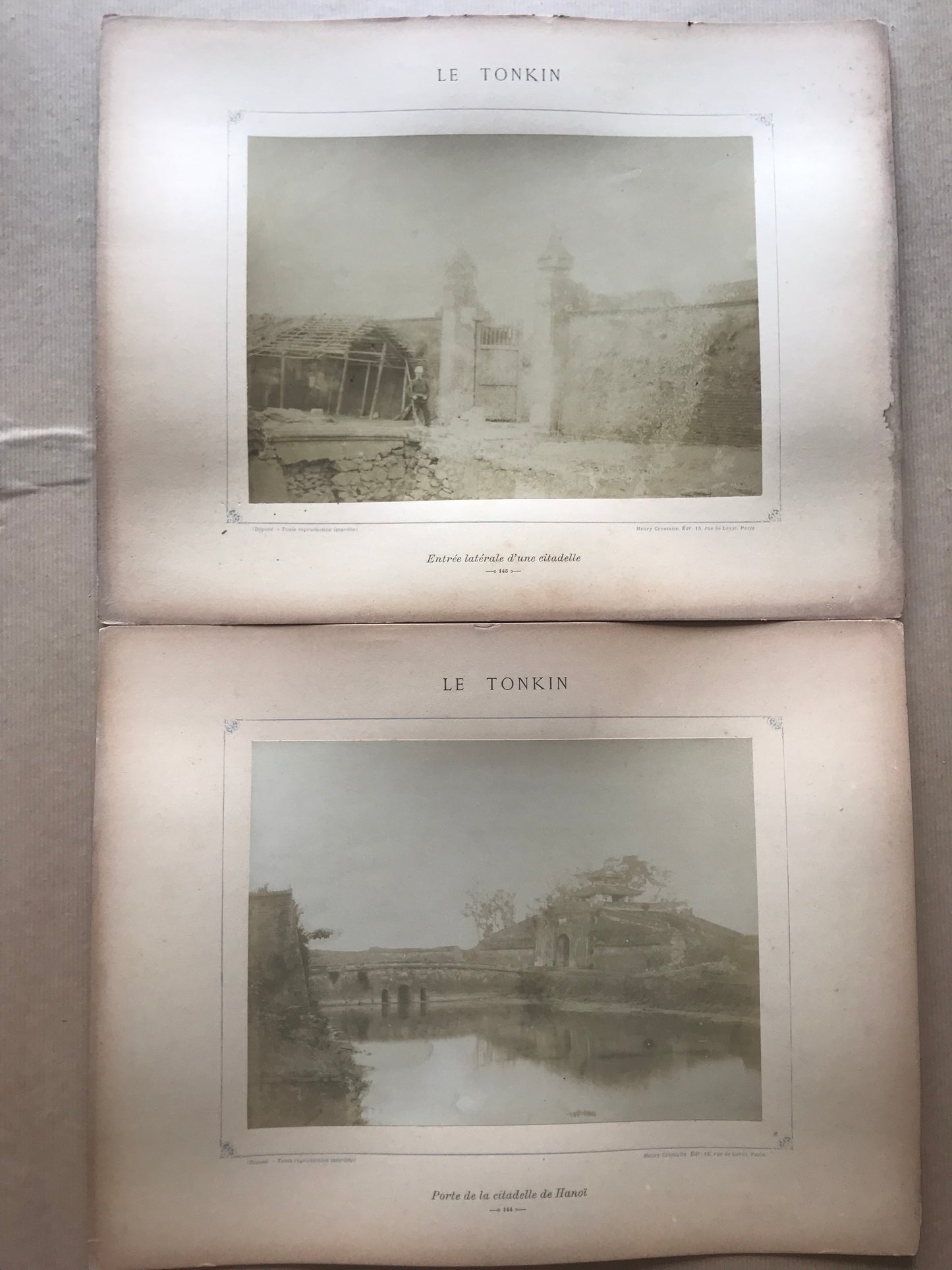 Le Tonkin - 52 Vues photographiques prises par Mr le Docteur Hocquard, Médecin-Major - Avec l'autorisation de Mr la Général en Chef du corps expéditionnaire - 1884-1885 - Quatrième série