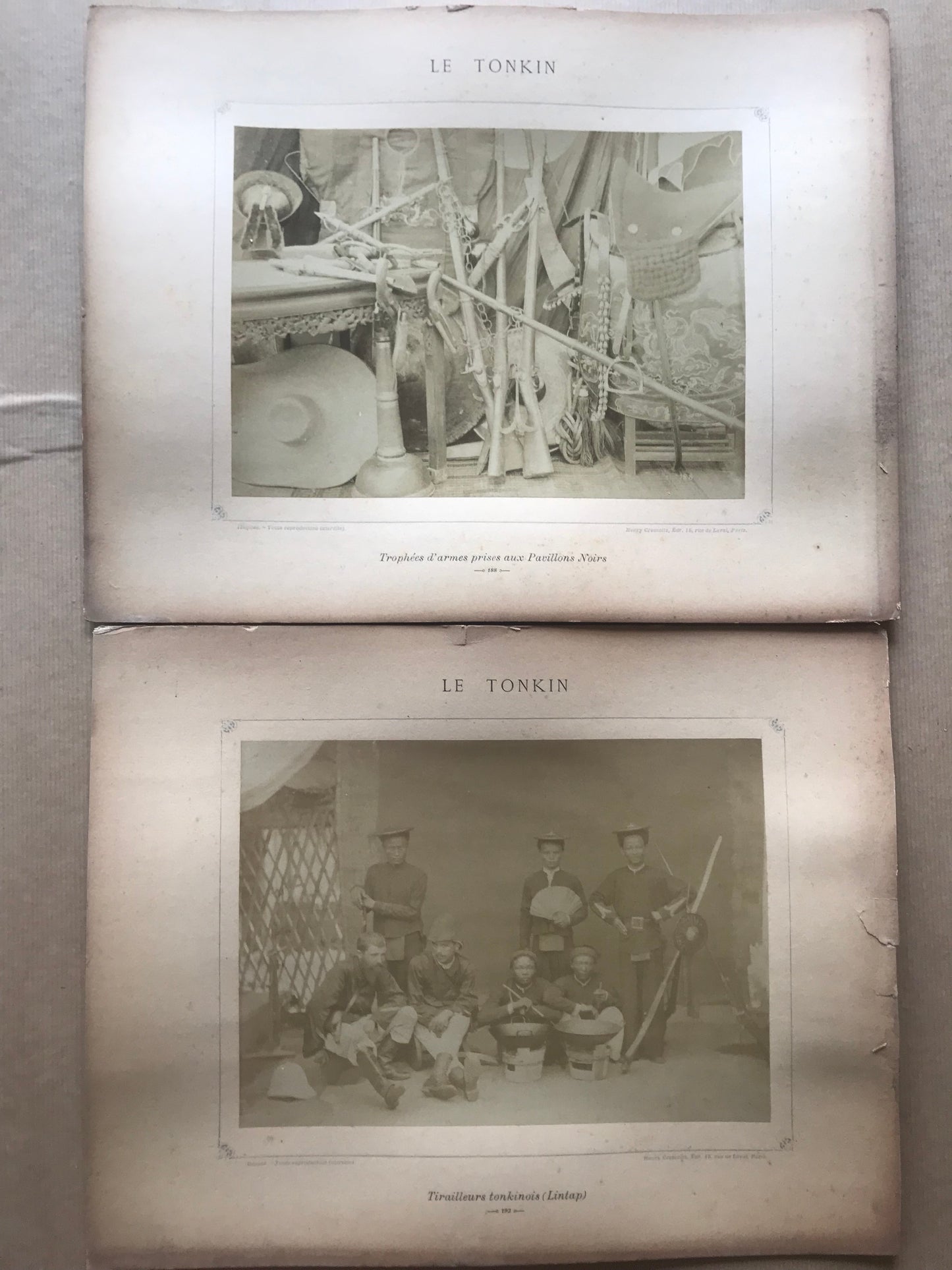 Le Tonkin - 52 Vues photographiques prises par Mr le Docteur Hocquard, Médecin-Major - Avec l'autorisation de Mr la Général en Chef du corps expéditionnaire - 1884-1885 - Quatrième série