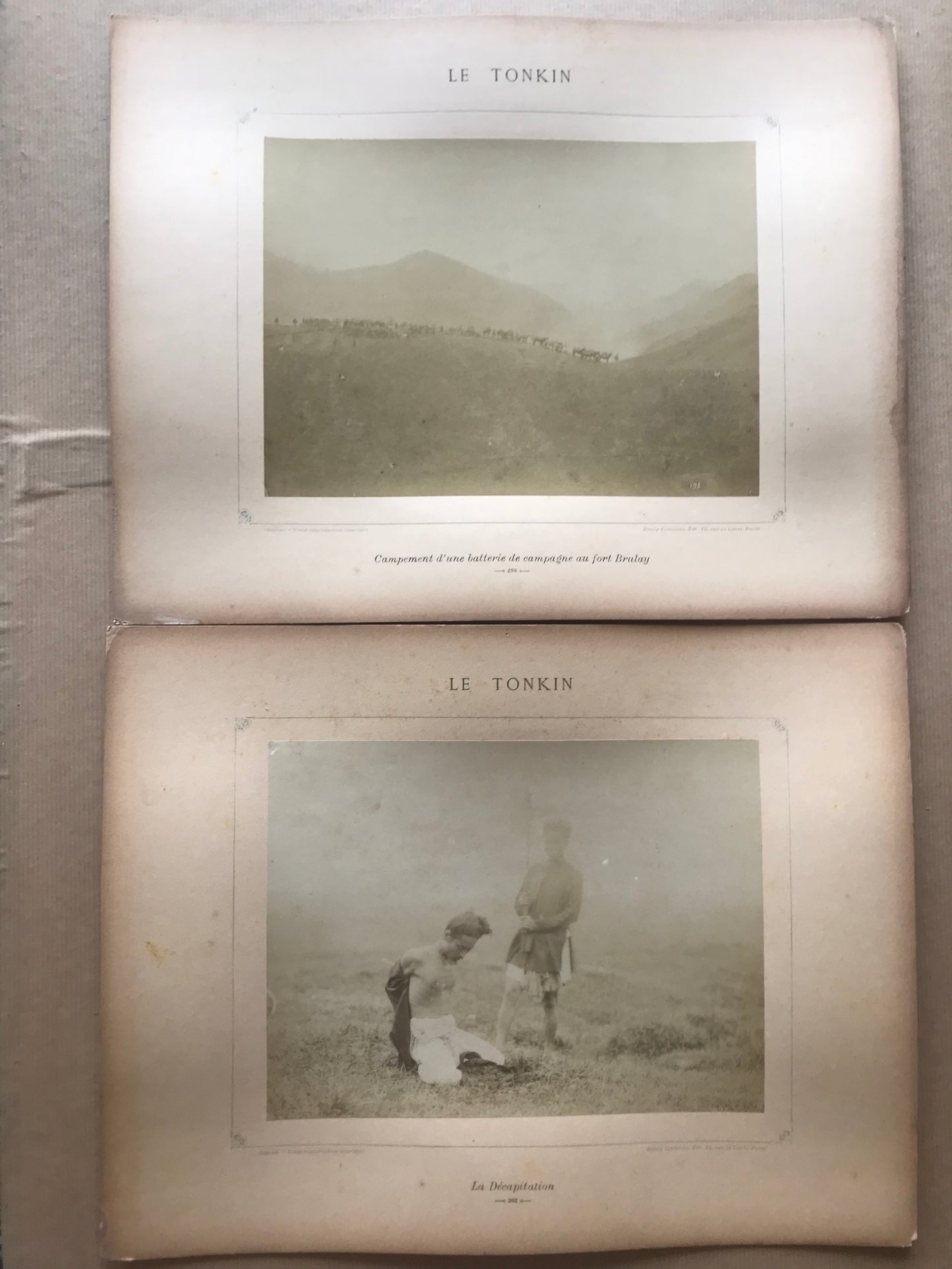 Le Tonkin - 52 Vues photographiques prises par Mr le Docteur Hocquard, Médecin-Major - Avec l'autorisation de Mr la Général en Chef du corps expéditionnaire - 1884-1885 - Quatrième série