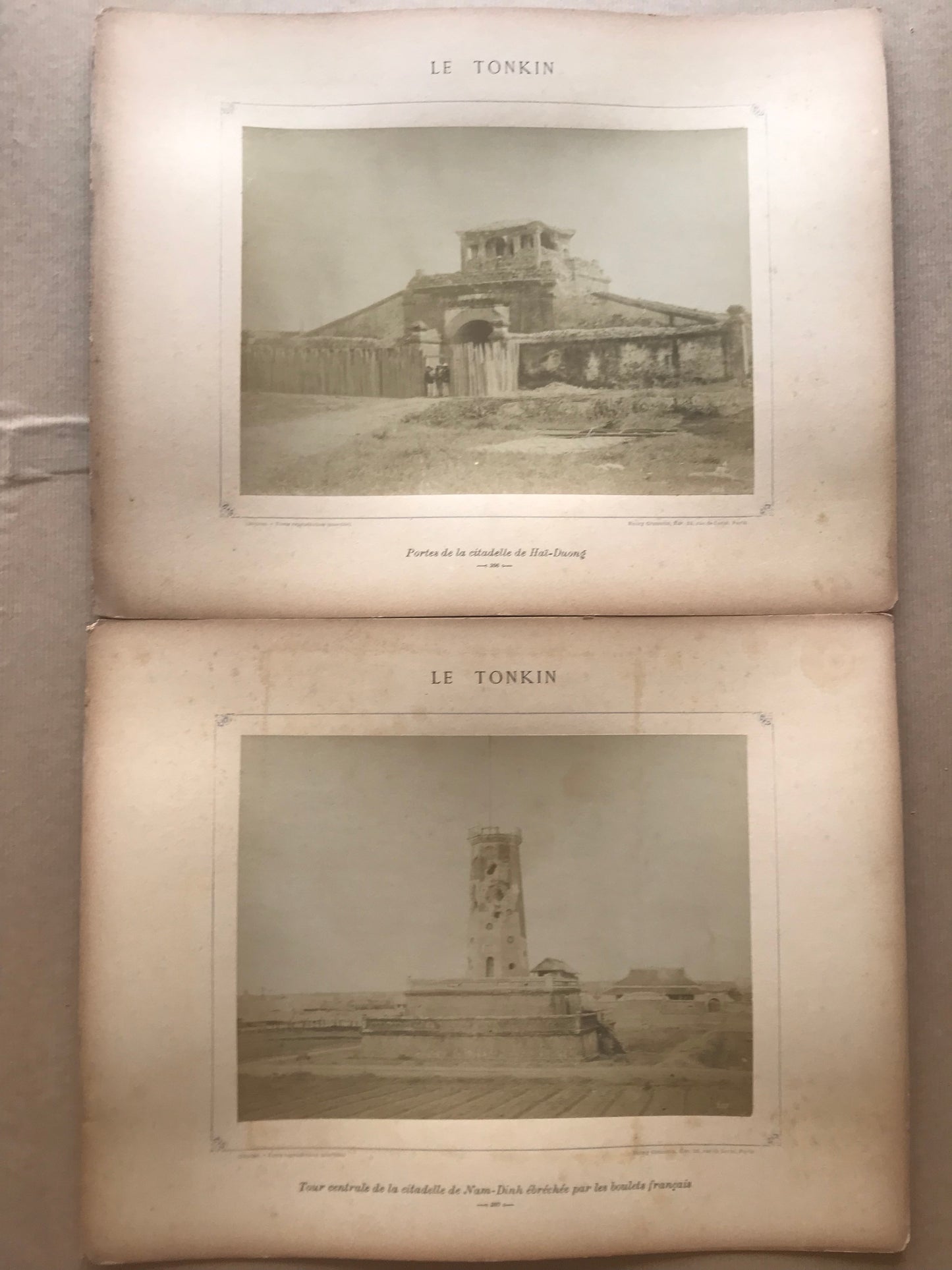 Le Tonkin - 52 Vues photographiques prises par Mr le Docteur Hocquard, Médecin-Major - Avec l'autorisation de Mr la Général en Chef du corps expéditionnaire - 1884-1885 - Quatrième série