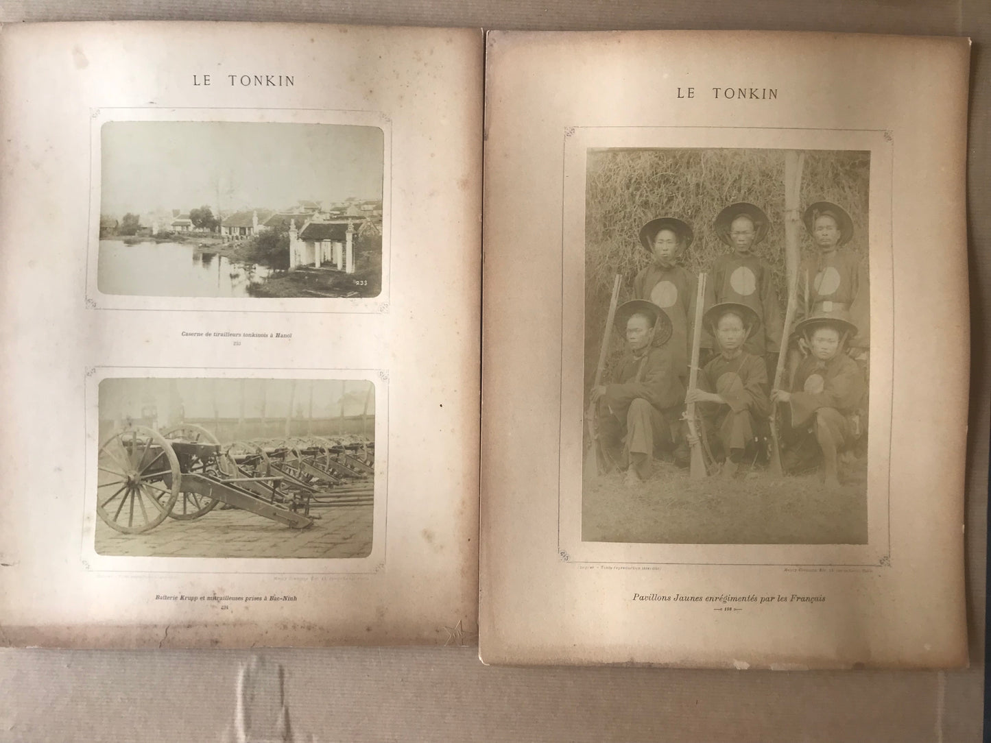 Le Tonkin - 52 Vues photographiques prises par Mr le Docteur Hocquard, Médecin-Major - Avec l'autorisation de Mr la Général en Chef du corps expéditionnaire - 1884-1885 - Quatrième série