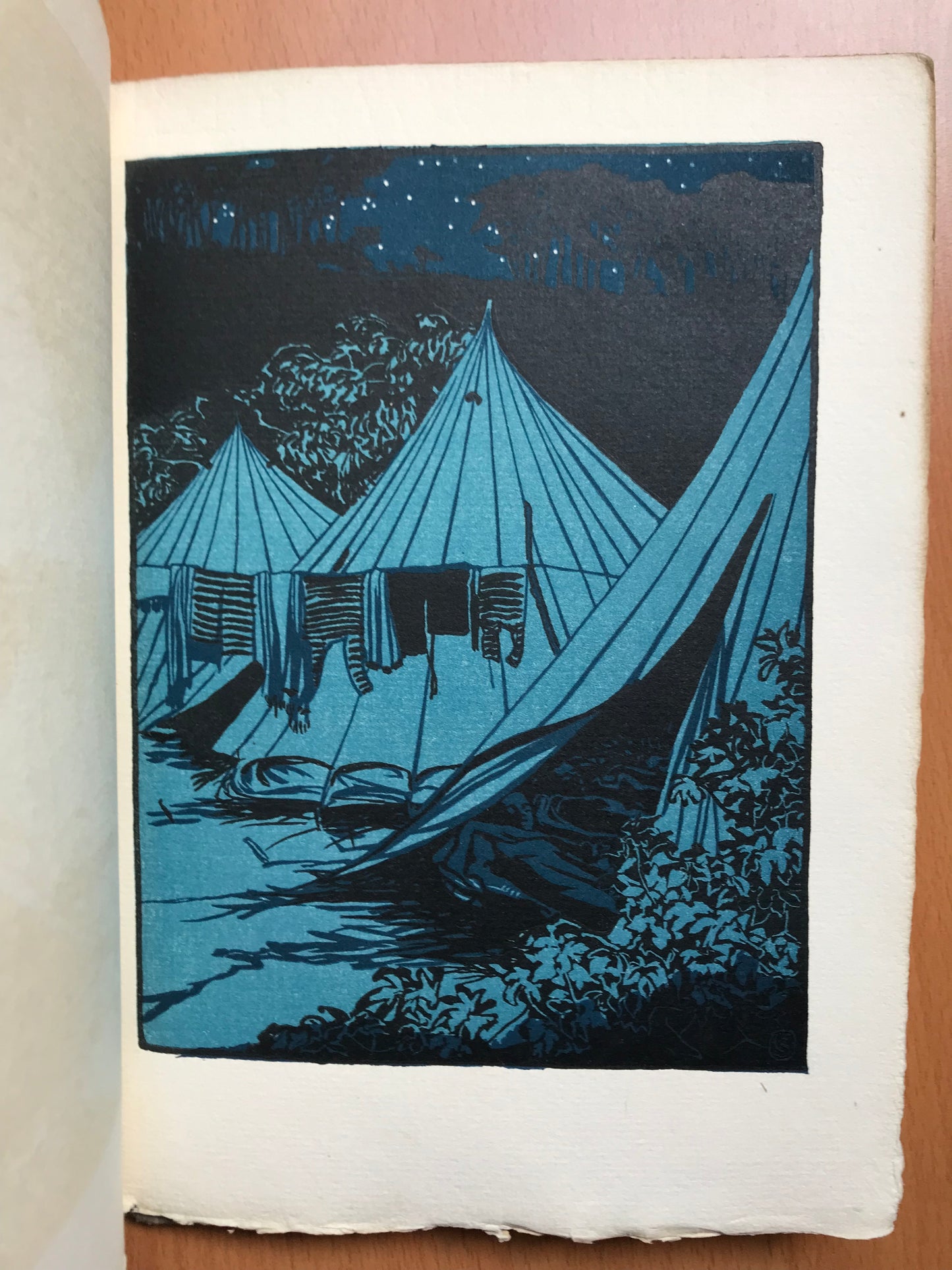 Sous la Tente - François-Louis Schmied - Edouard Maury - Edition originale - 1911