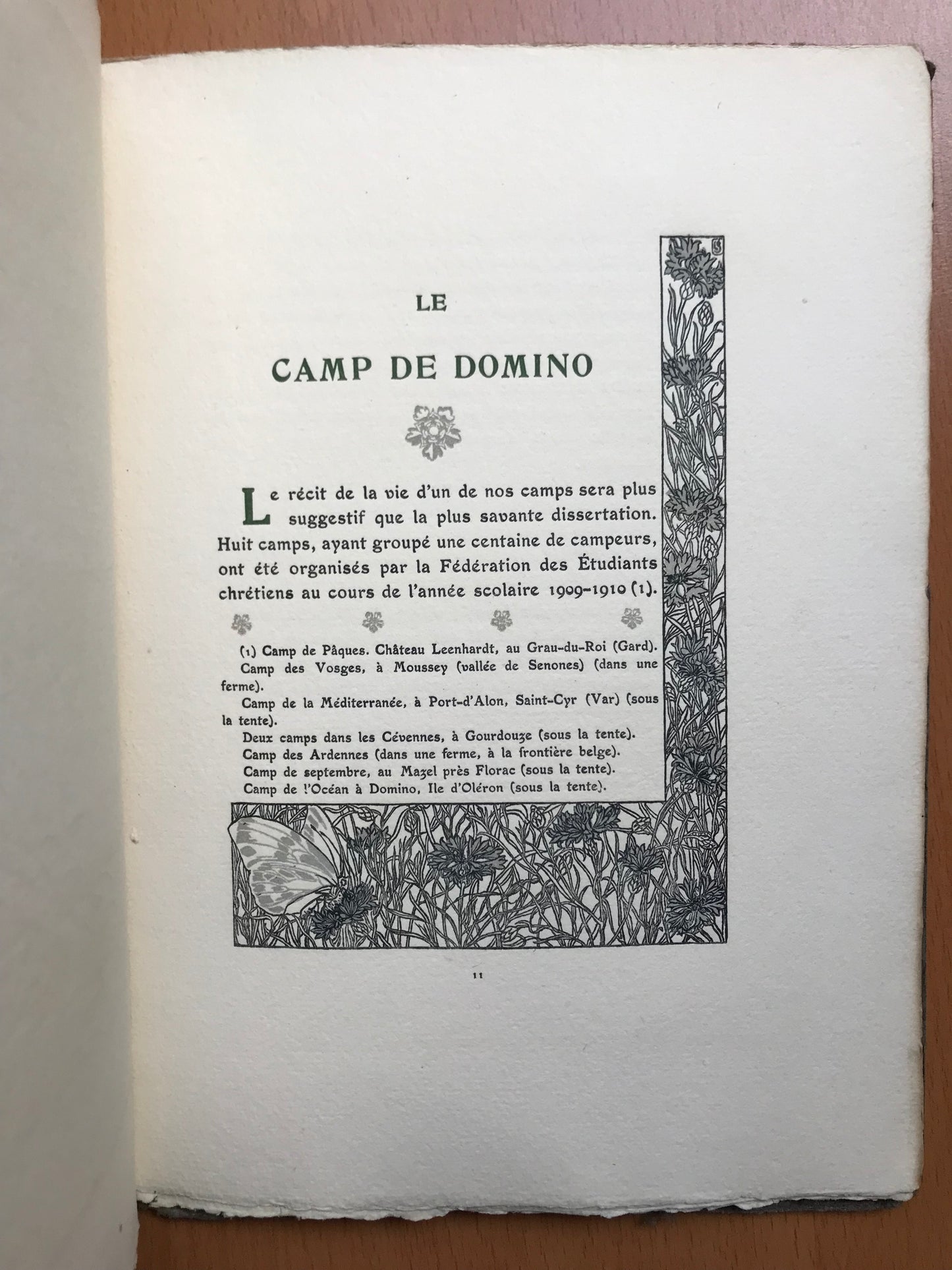 Sous la Tente - François-Louis Schmied - Edouard Maury - Edition originale - 1911