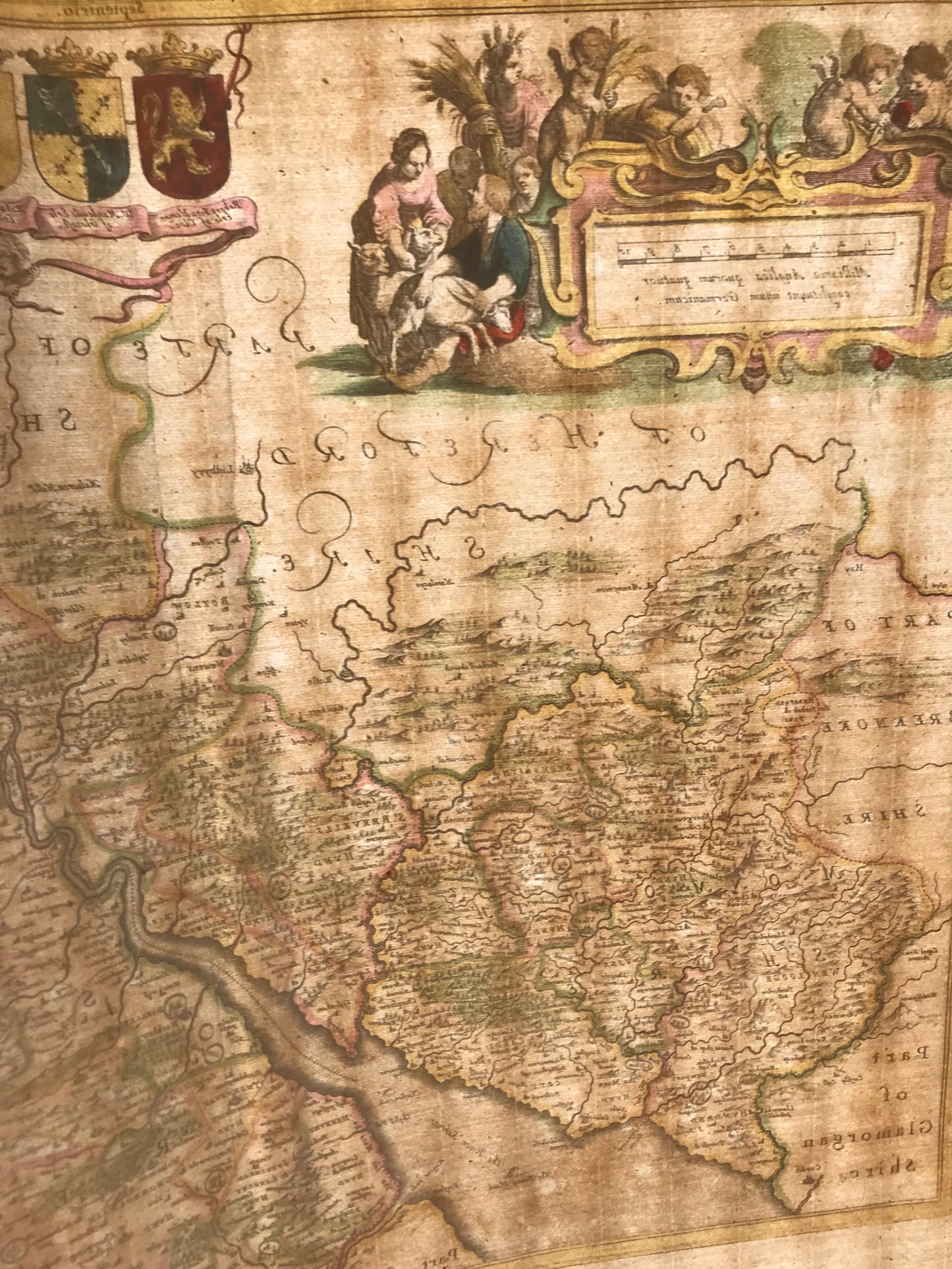 Gloucestershire et Monmouthshire - Jan Jansson - 1646