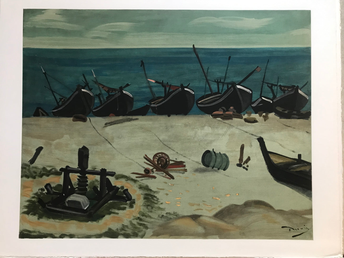 André Derain entre 1935 et 1949 - Collection Pierre Lévy - Mourlot - 1970