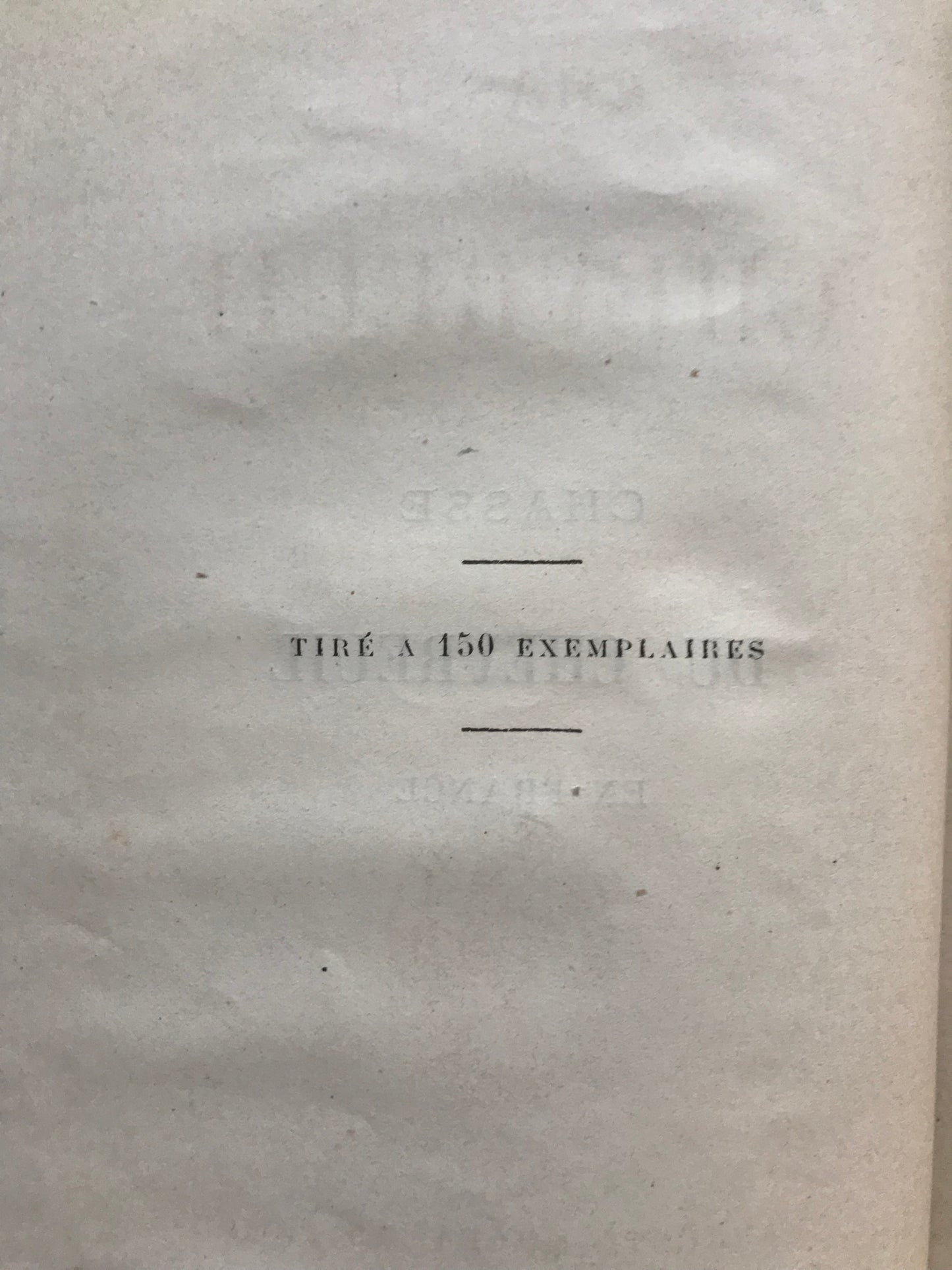 Chasse du Chevreuil en France par le commandant Garnier - Edition originale - 1875