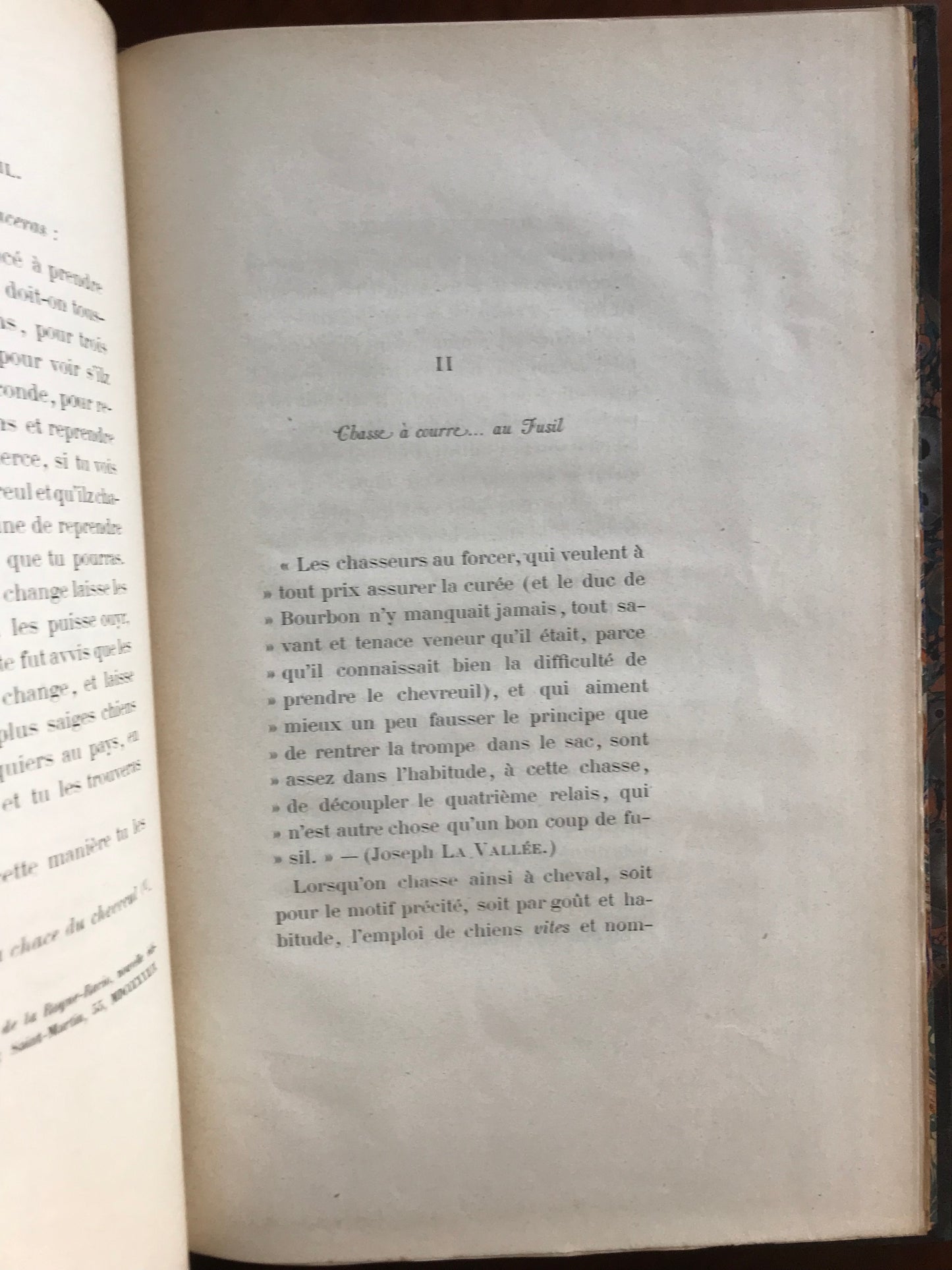 Chasse du Chevreuil en France par le commandant Garnier - Edition originale - 1875