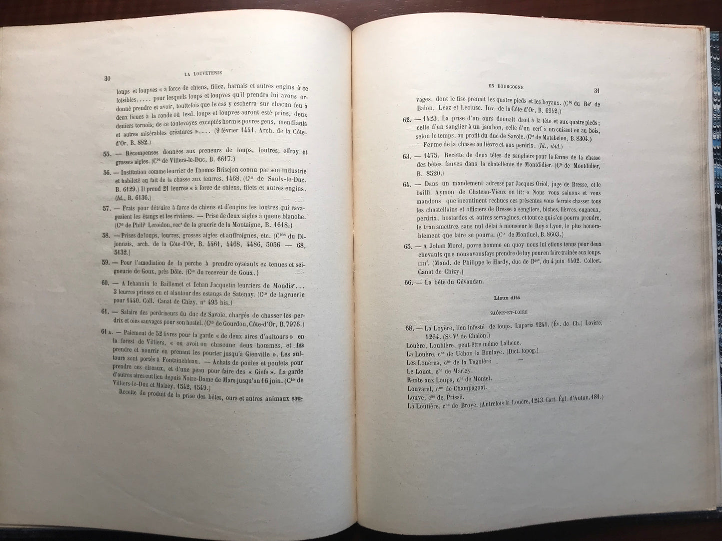 La Louveterie en Bourgogne - Recherches sur la destruction des Loups et autres nuisibles aux XIVe, XVe et XVIe siècles - Marcel et Paul Canat de Chizy - 1900