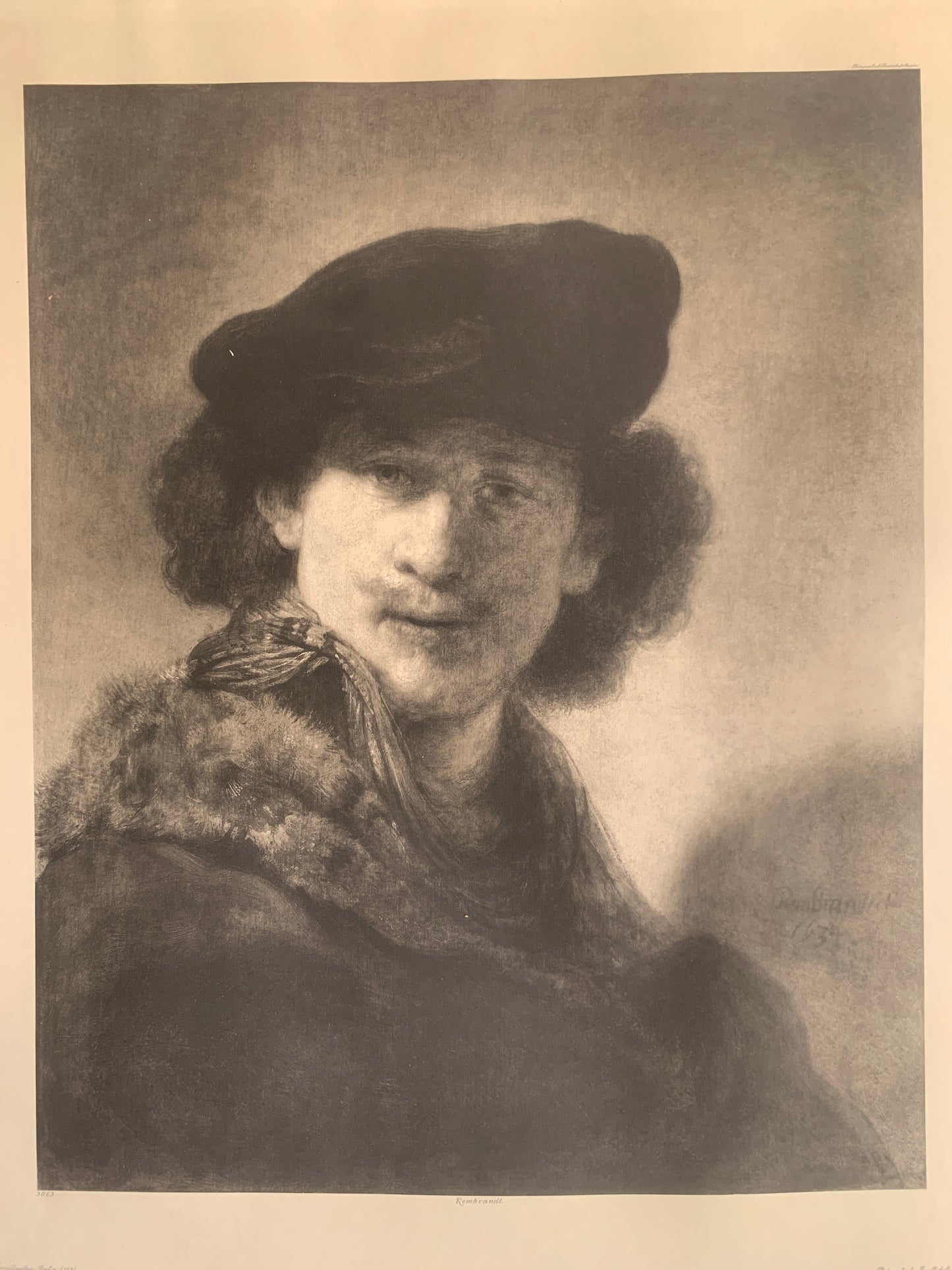18 Photogravuren nach gemälden von Rembrandt in der Galerie zu Berlin - 1895
