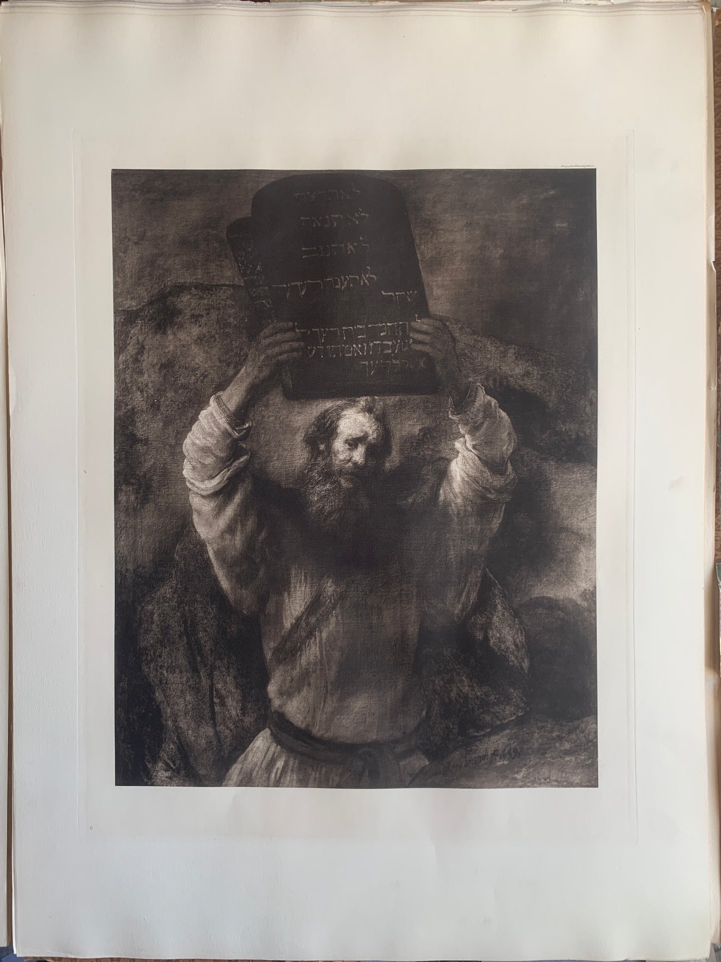 18 Photogravuren nach gemälden von Rembrandt in der Galerie zu Berlin - 1895