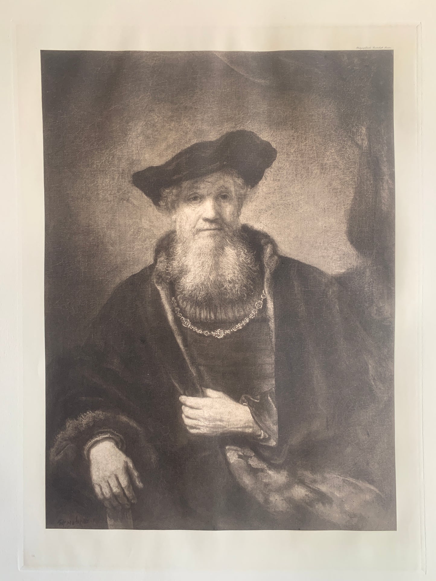 18 Photogravuren nach gemälden von Rembrandt in der Galerie zu Berlin - 1895