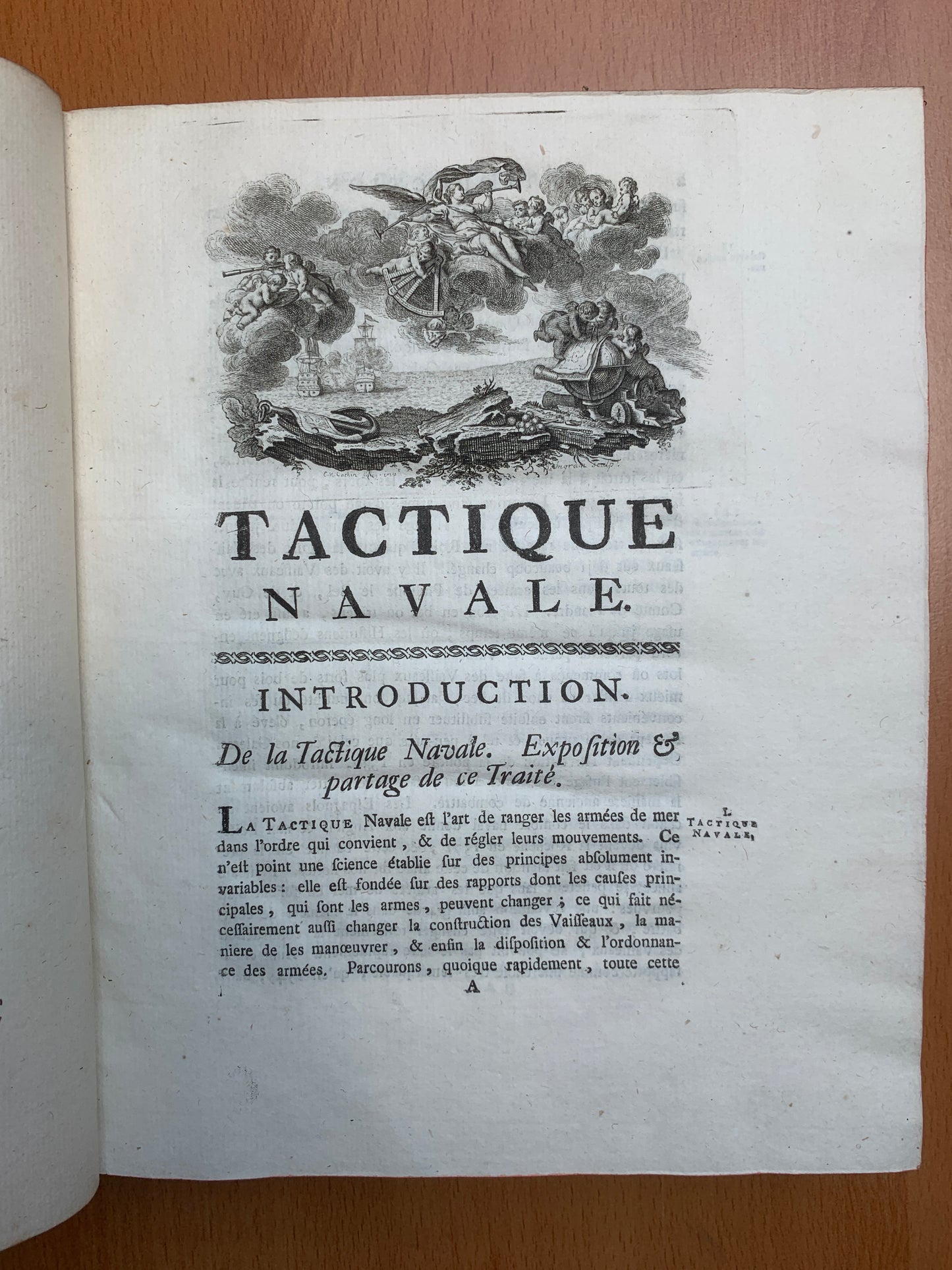 Tactique Navale ou Traité des évolutions et des signaux - Vicomte de Morogues - Edition originale - 1763