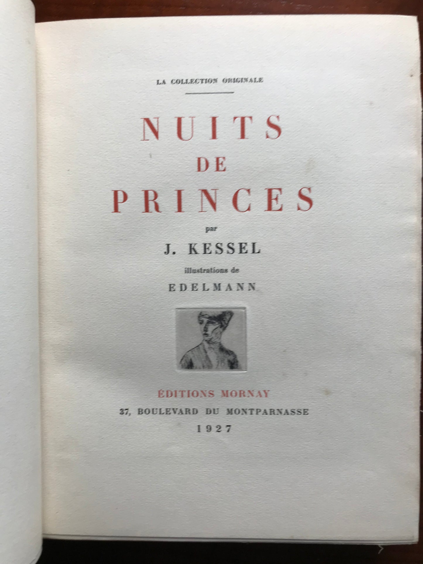 Nuits de Princes - Joseph Kessel - Illustrations de Edelmann - 1927