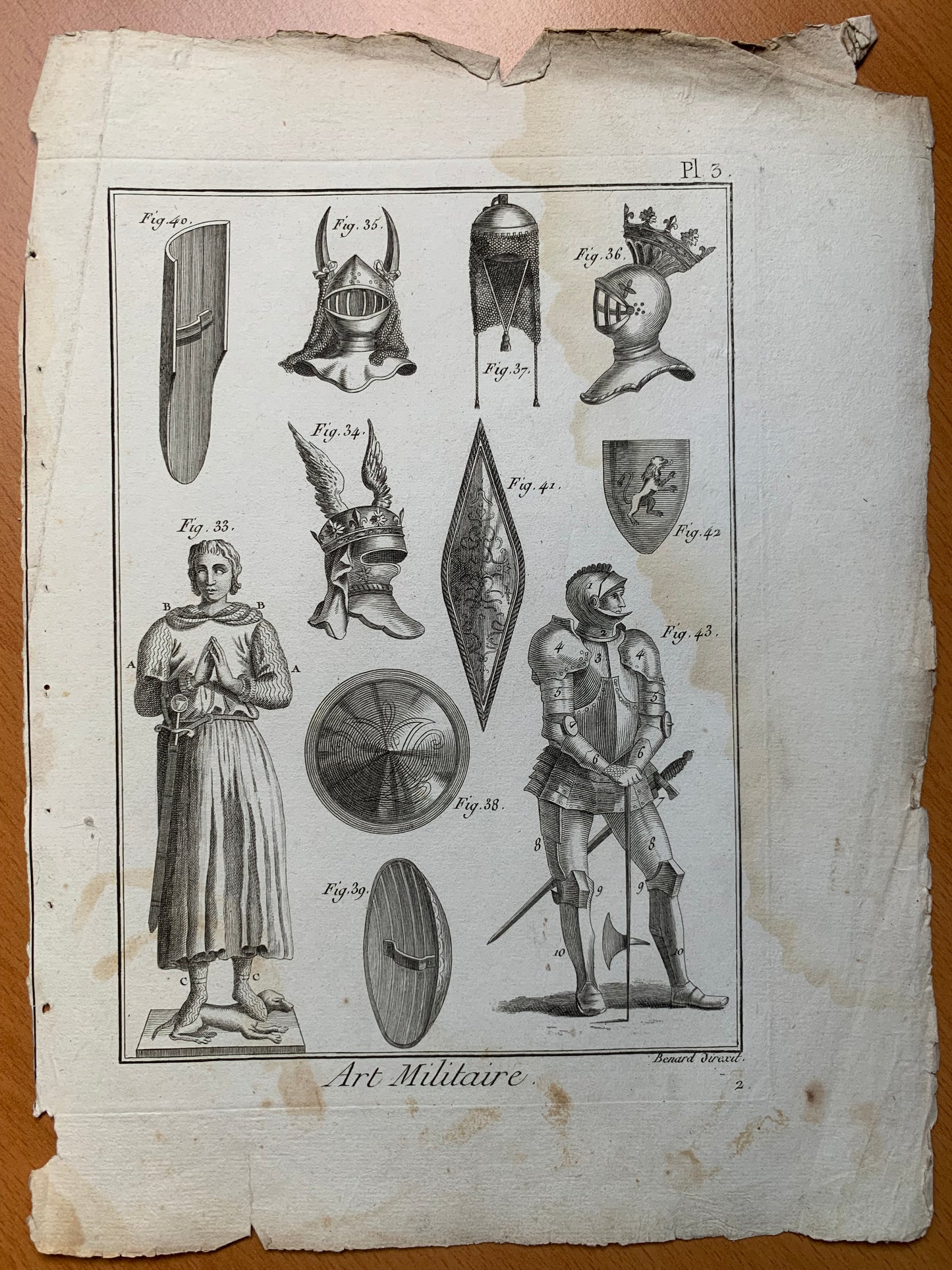 Art Militaire - 58 planches - Encyclopédie Diderot d'Alembert - 1789