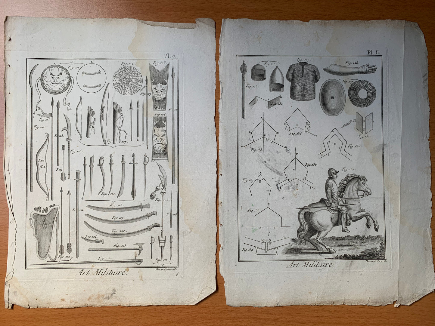 Art Militaire - 58 planches - Encyclopédie Diderot d'Alembert - 1789