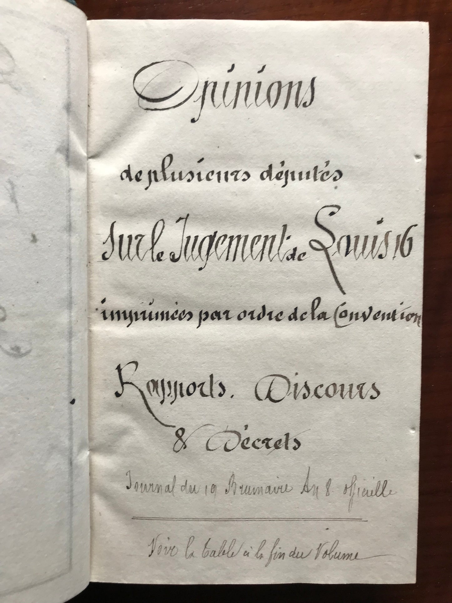 Recueil de diverses pièces et documents sur la Révolution Française