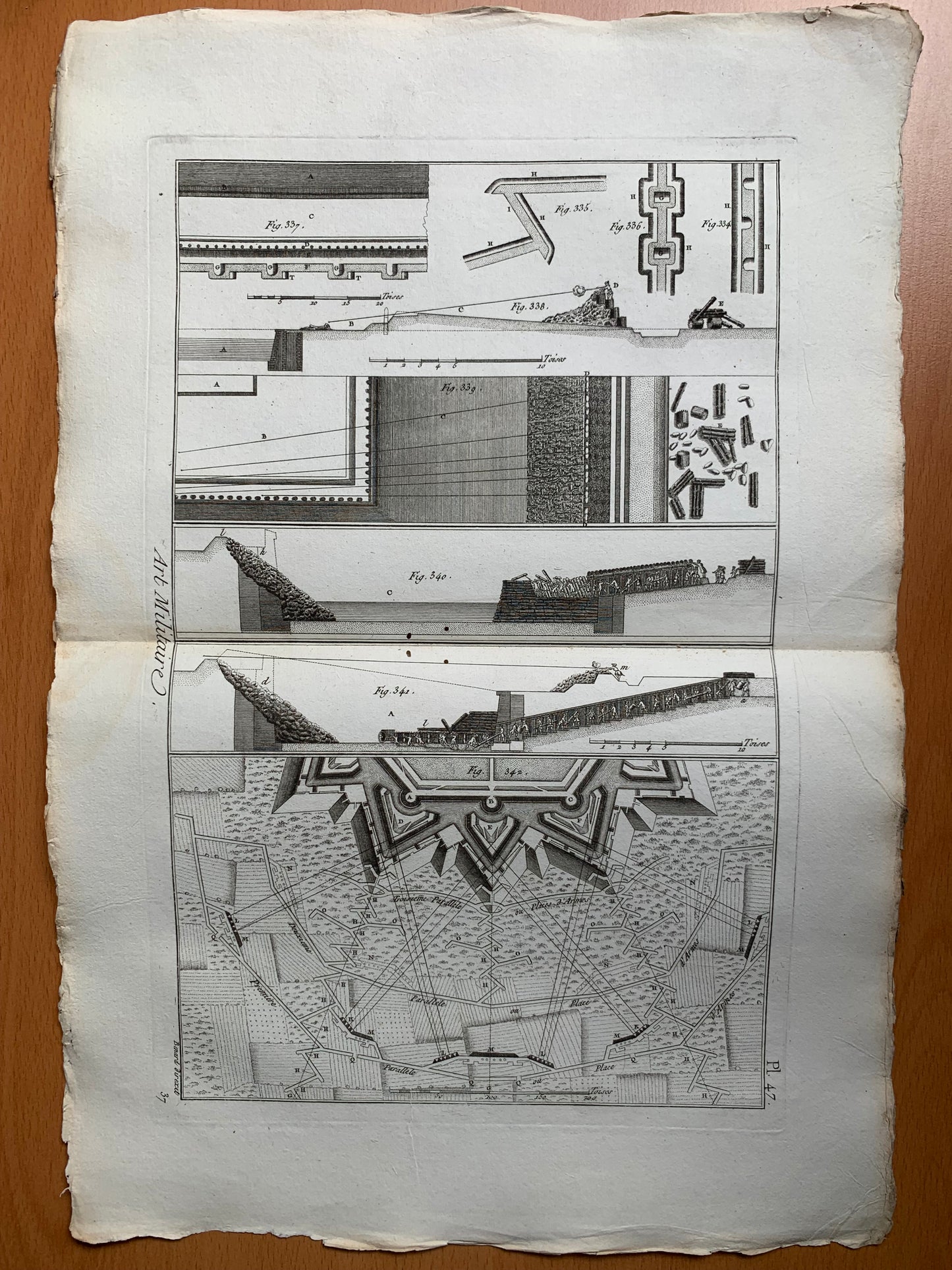 Art Militaire - 58 planches - Encyclopédie Diderot d'Alembert - 1789