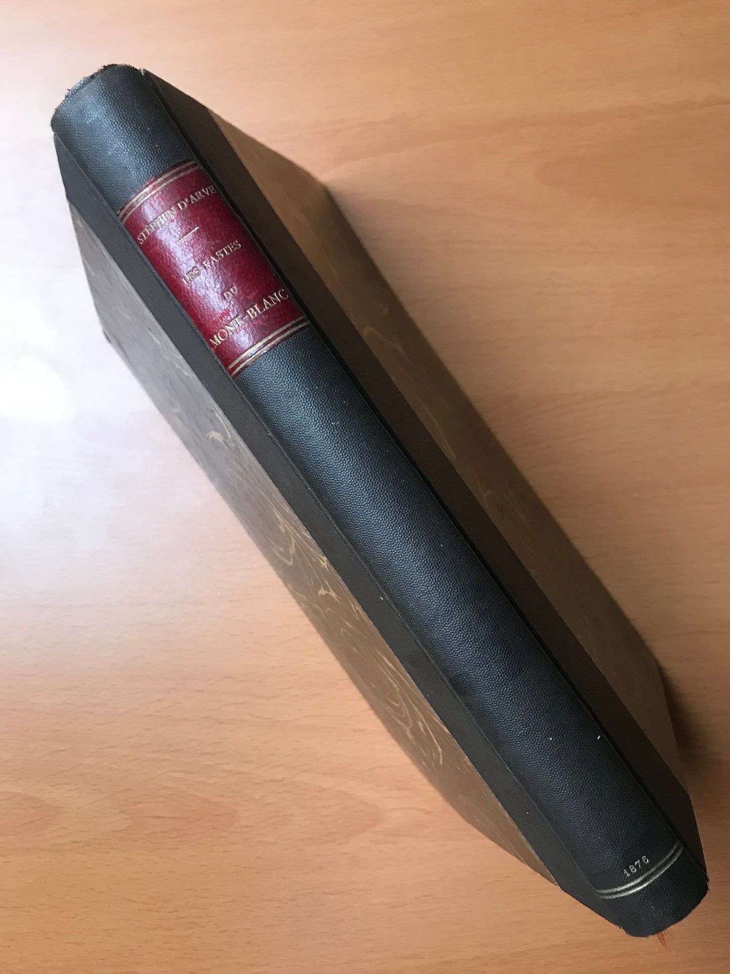 Les Fastes du Mont-Blanc - Ascensions célèbres et catastrophes depuis M. de Saussure jusqu'à nos jours - Stéphen D'Arve - Edition originale - 1876