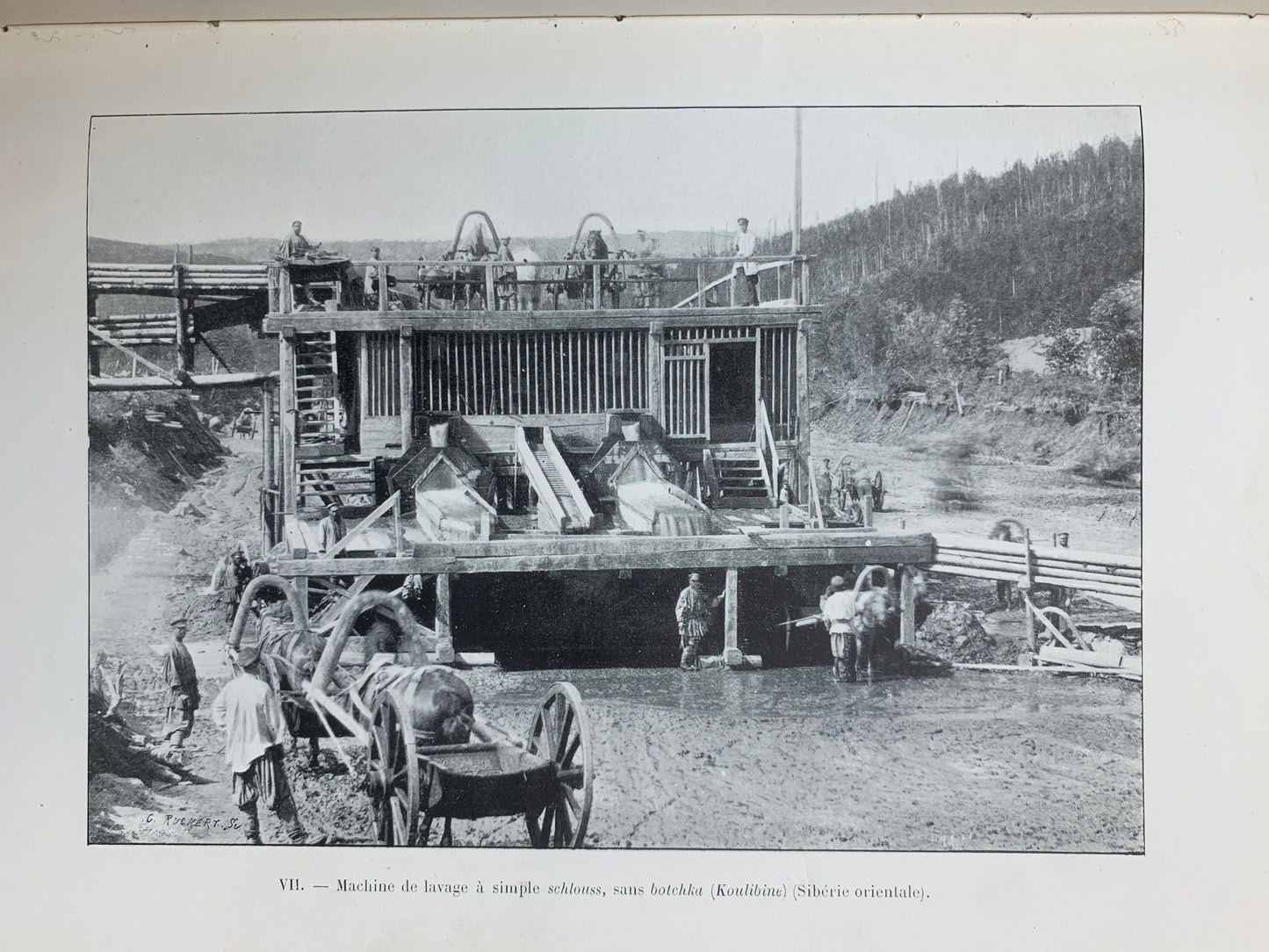 Les gisements aurifères de Sibérie - René de Batz - Edition originale - 1898