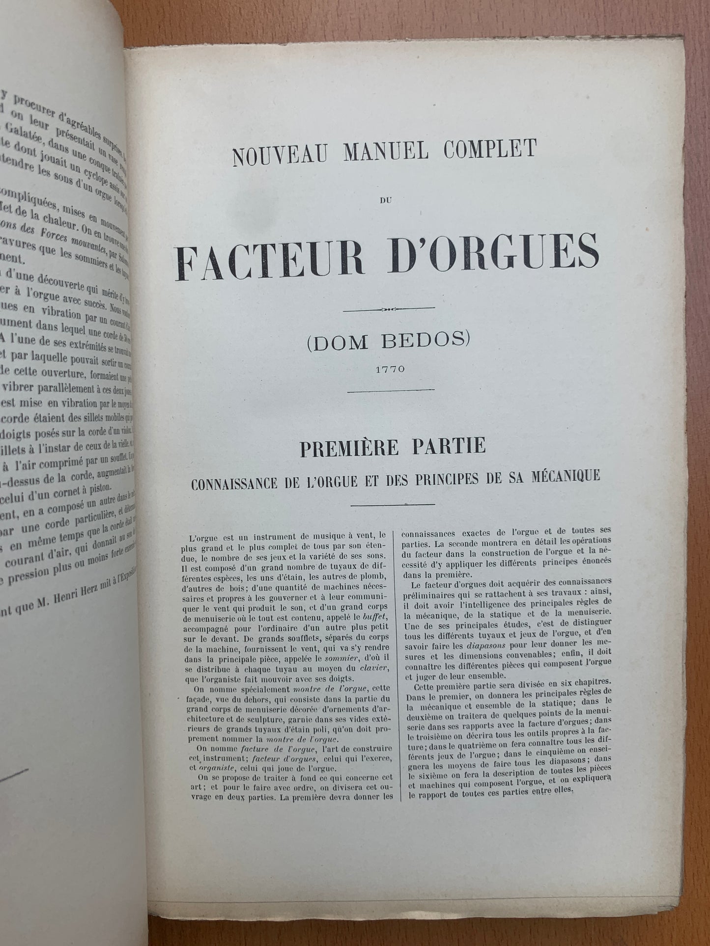 Nouveau manuel complet du Facteur d'Orgues - Joseph Guédon - 1903