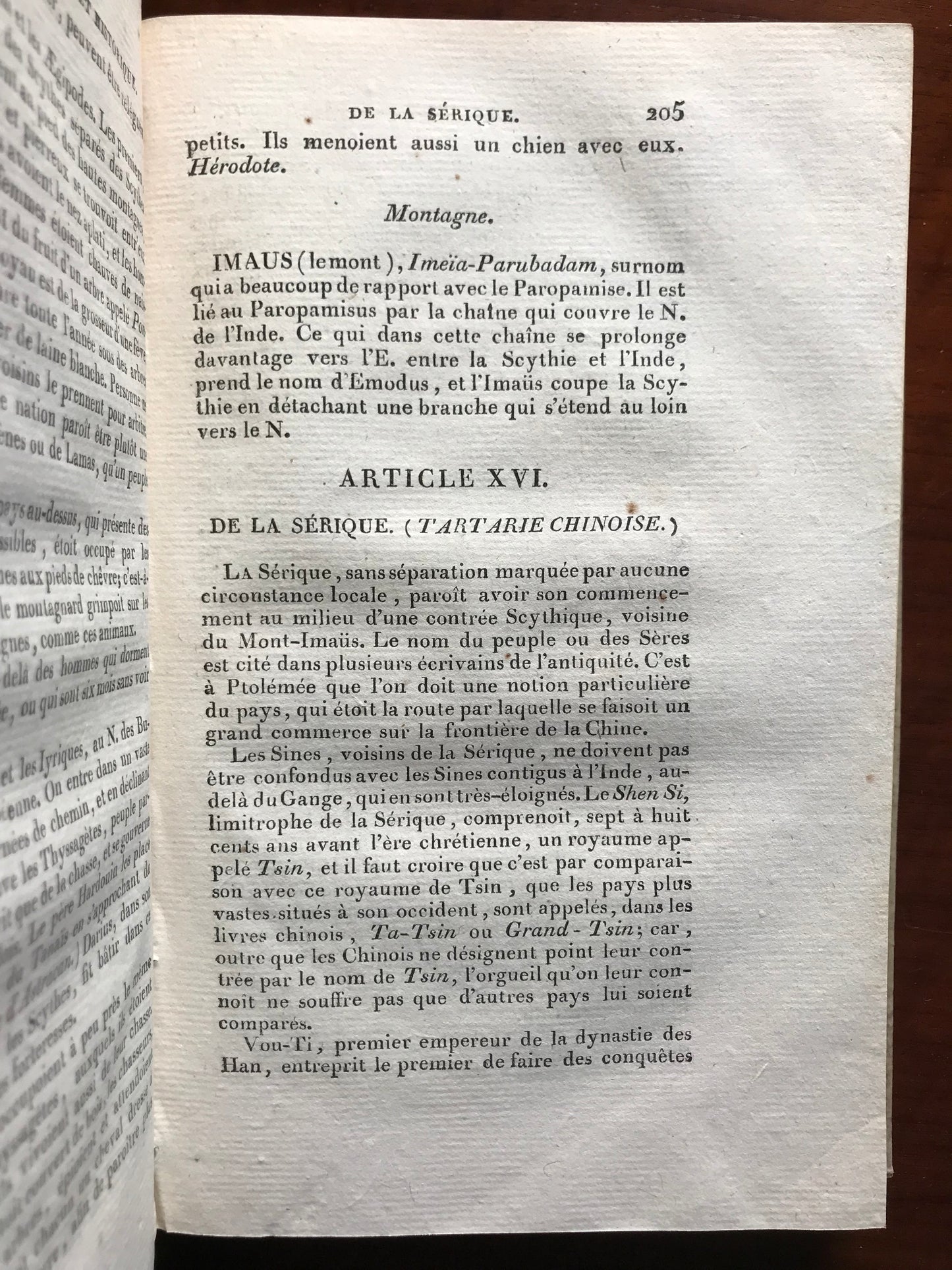 Géographie ancienne et historique composée d'après les cartes de d'Anville - Louis Barentin de Montchal - 1807