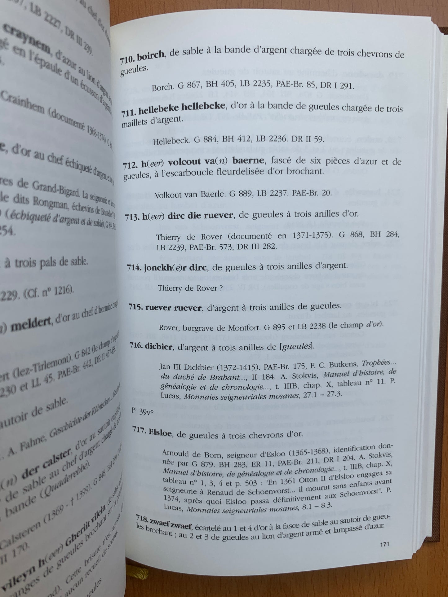 Armorial de Bellenville - Michel Pastoureau - Edition originale - 2004