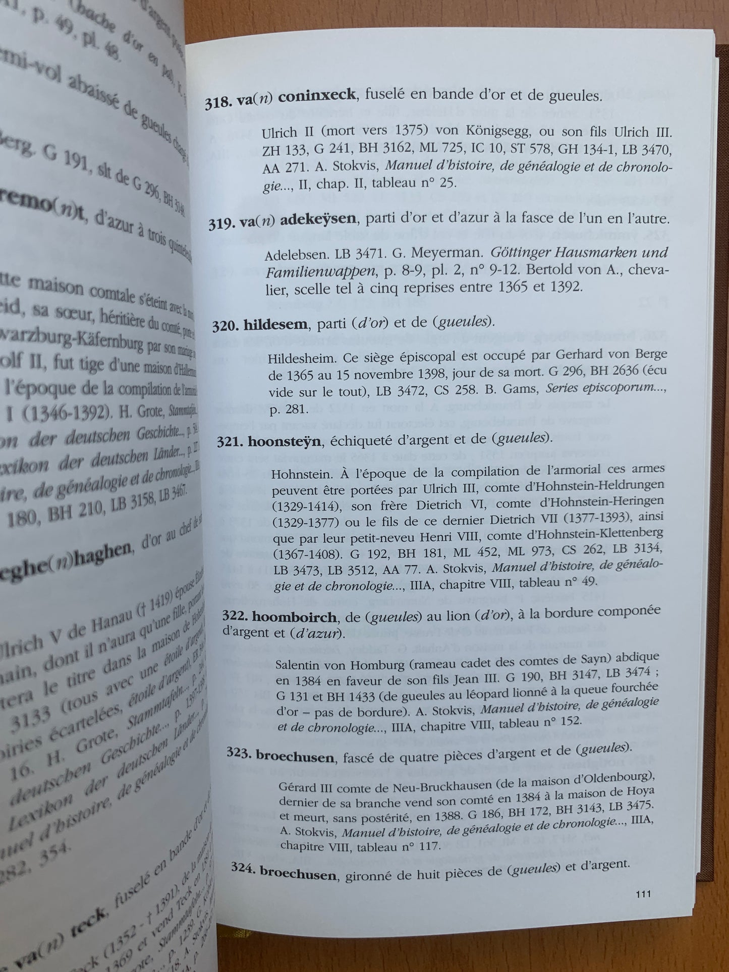 Armorial de Bellenville - Michel Pastoureau - Edition originale - 2004