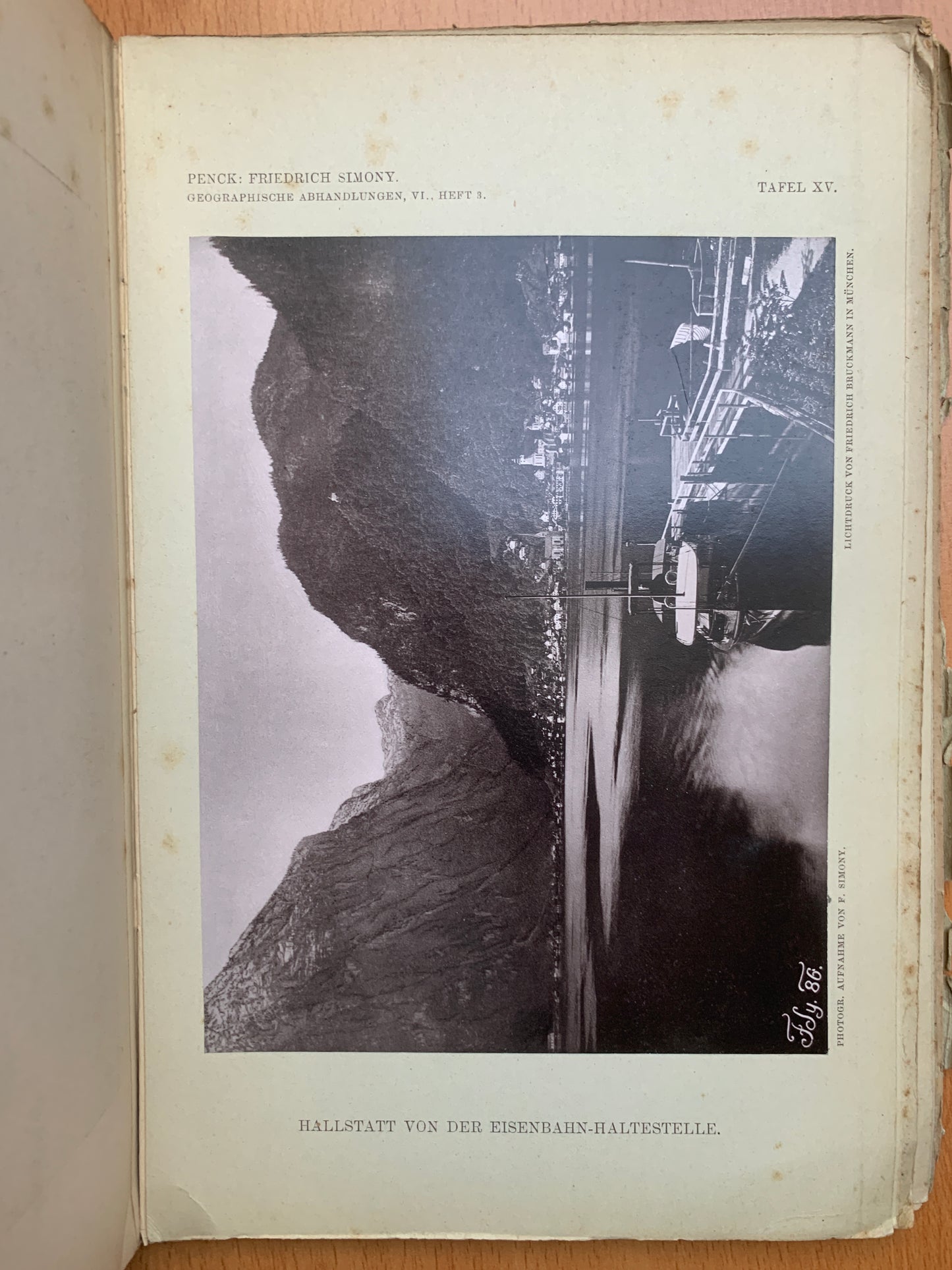 Friedrich Simony - Leben und Wirken eines Alpenforschers - Ein Beitrag zur Geschichte der Geographie on Österreich - Albrecht Penck - 1898