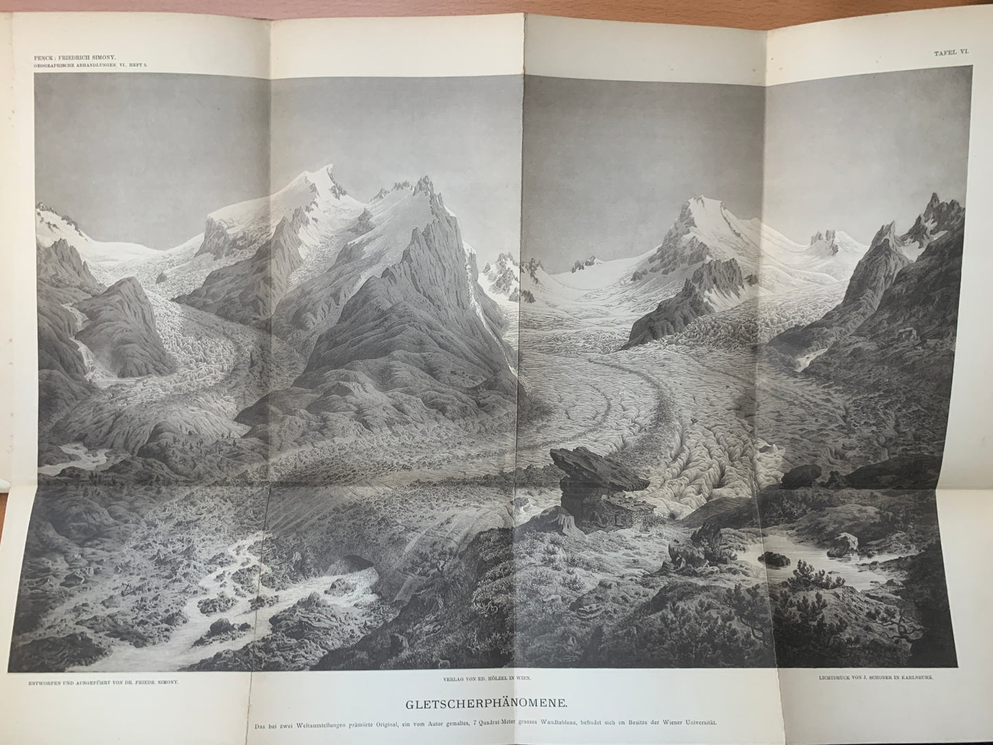 Friedrich Simony - Leben und Wirken eines Alpenforschers - Ein Beitrag zur Geschichte der Geographie on Österreich - Albrecht Penck - 1898