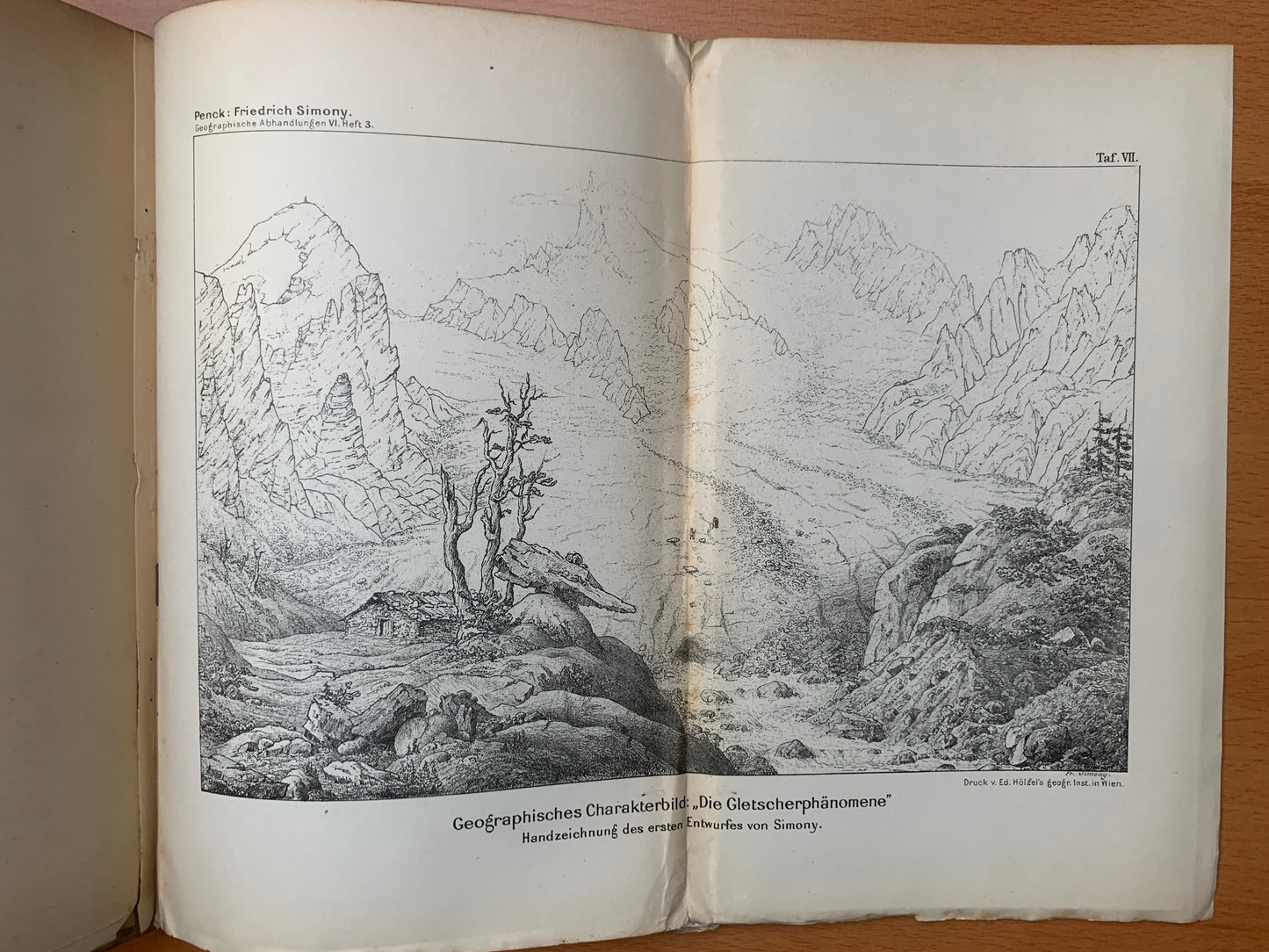 Friedrich Simony - Leben und Wirken eines Alpenforschers - Ein Beitrag zur Geschichte der Geographie on Österreich - Albrecht Penck - 1898