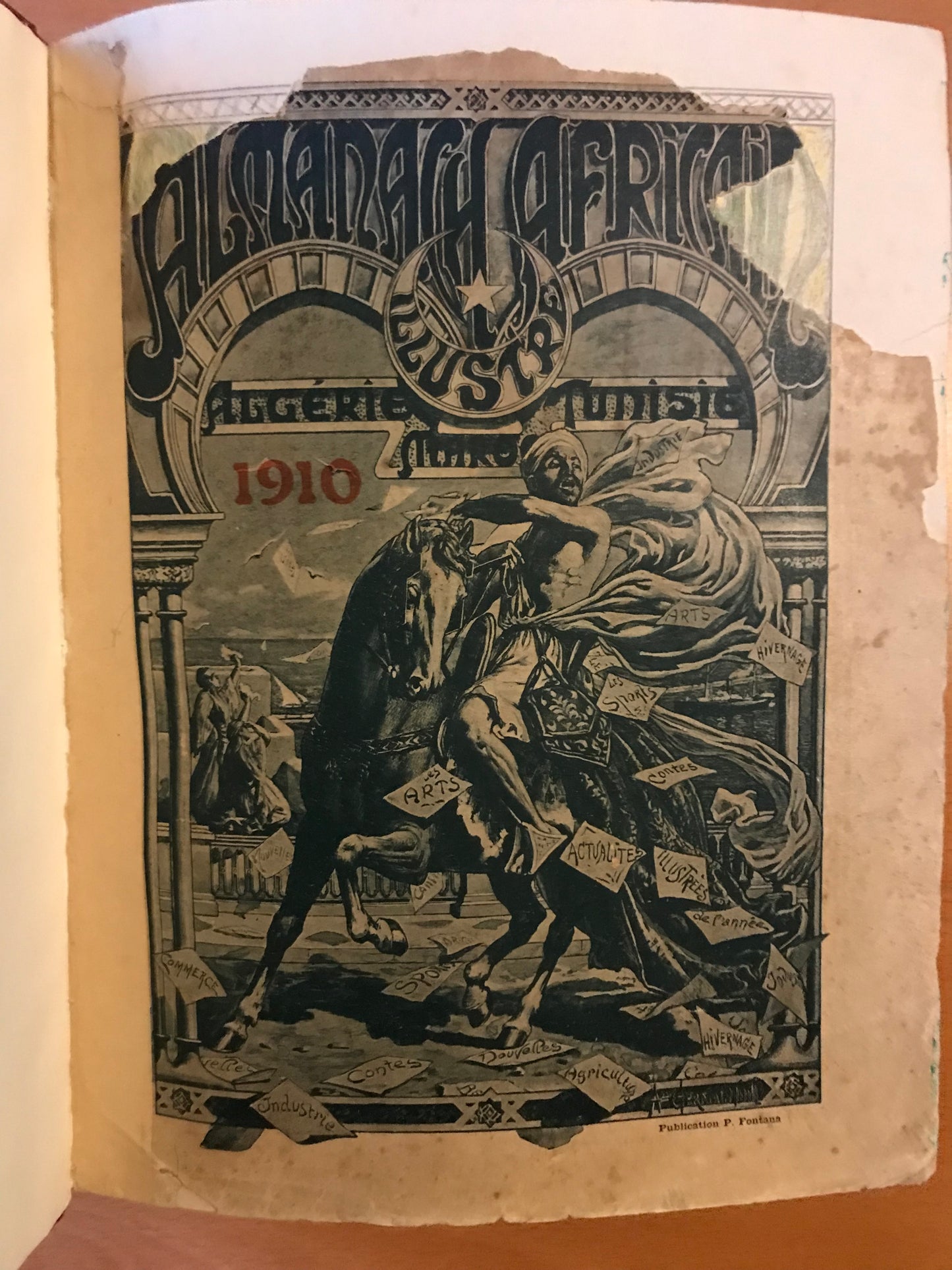 Almanach Africain Illustré - Maroc Algérie Tunisie - 1910