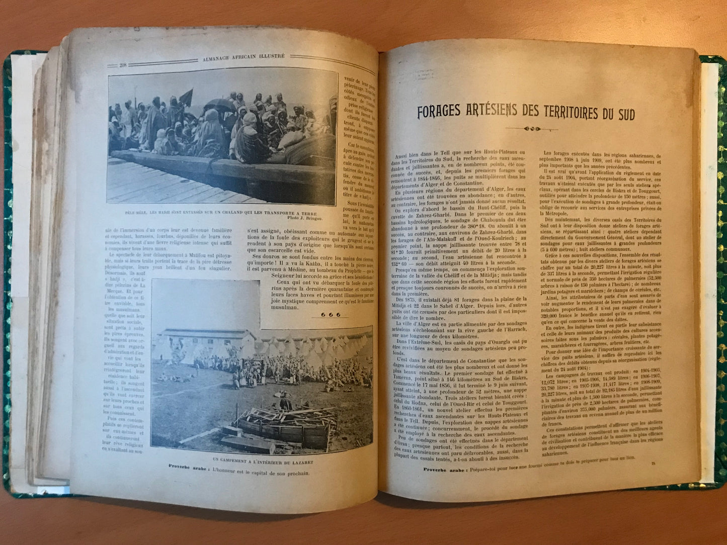 Almanach Africain Illustré - Maroc Algérie Tunisie - 1910