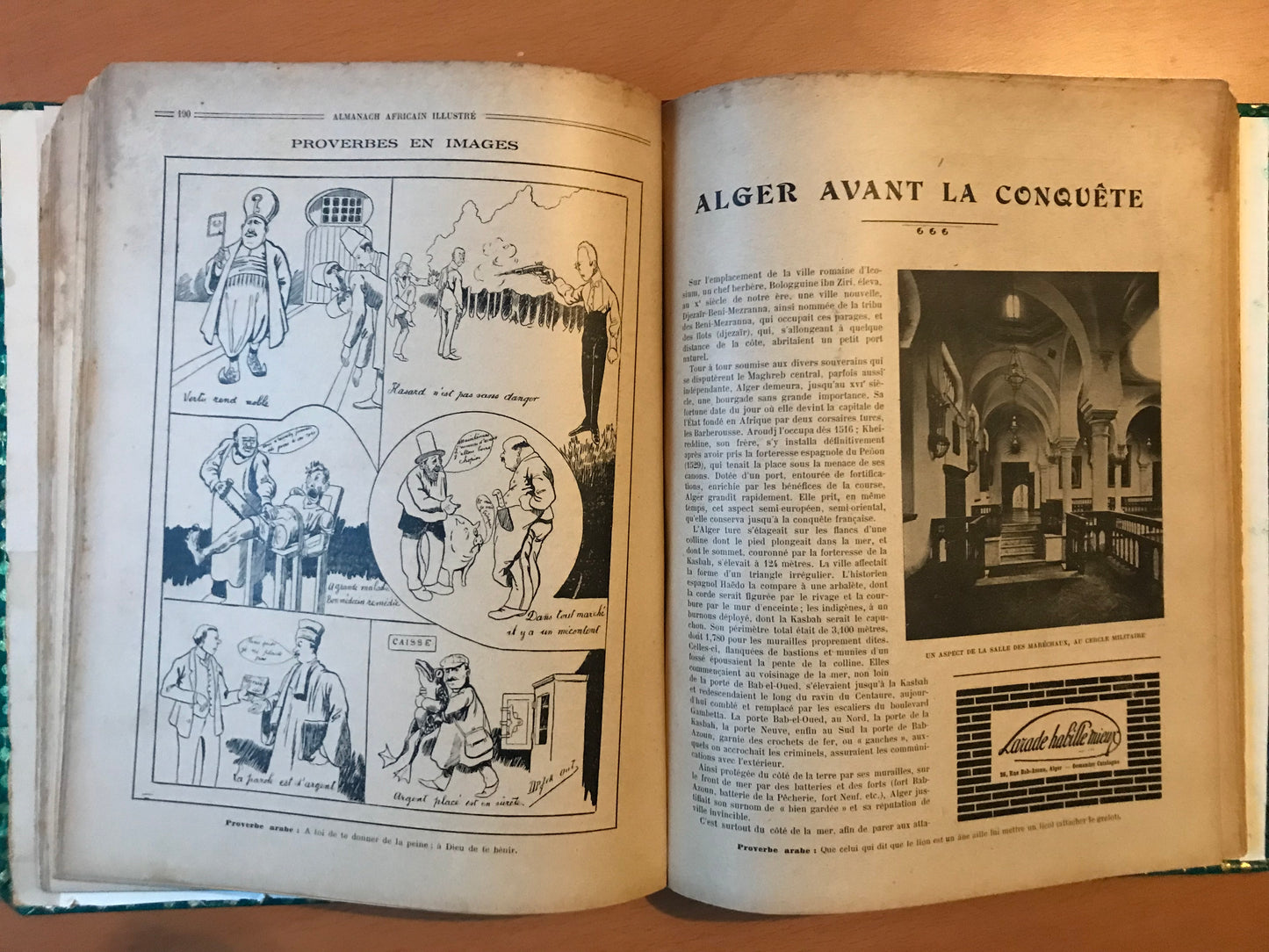 Almanach Africain Illustré - Maroc Algérie Tunisie - 1910