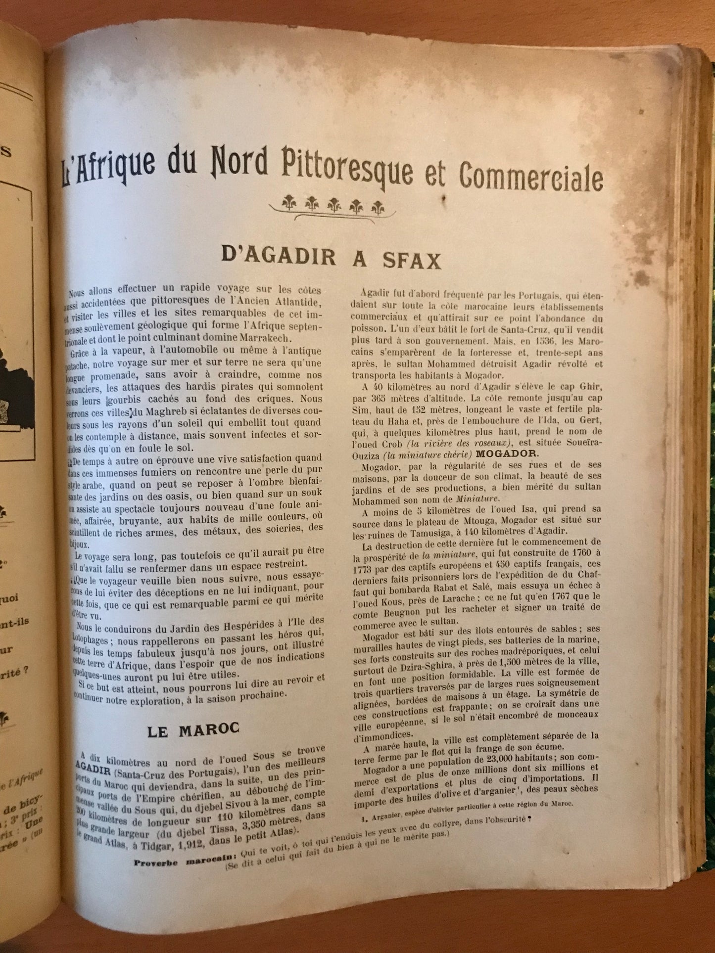 Almanach Africain Illustré - Maroc Algérie Tunisie - 1910