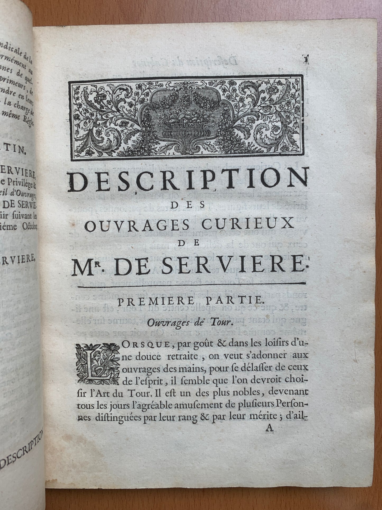 Recueil d'ouvrages curieux de mathématique et de mécanique, ou Description du cabinet de monsieur Grollier de Servière - Seconde édition - 1733