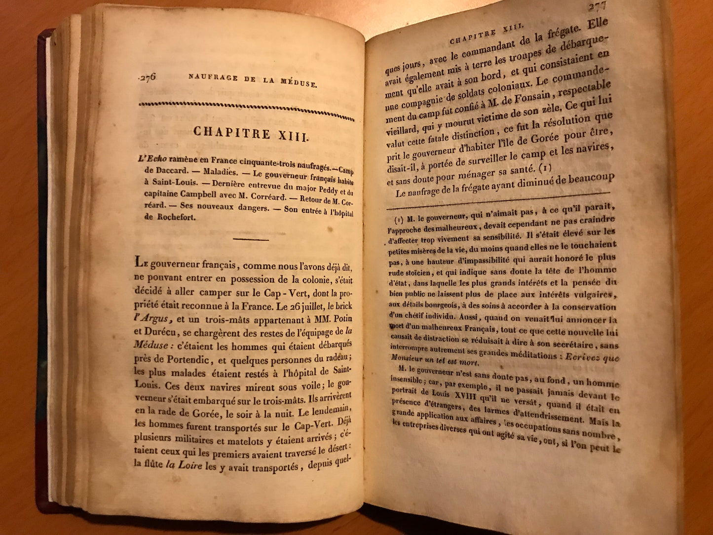 Naufrage de la frégate La Méduse faisant partie de l'expédition du Sénégal en 1816 - Corréard et Savigny - 1821