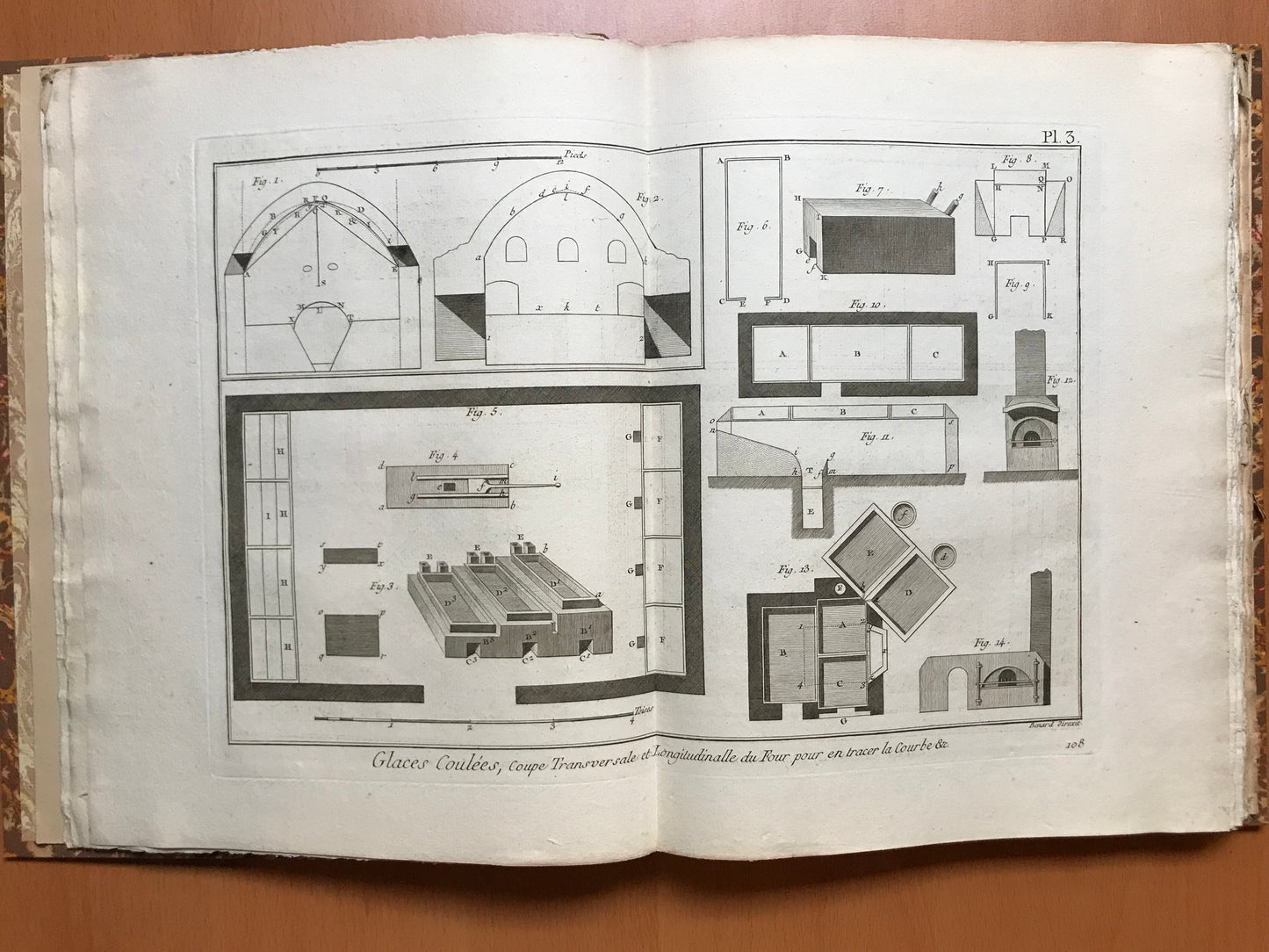 Encyclopédie Diderot & d'Alembert - Ensemble complet des planches sur la miroiterie et les glaces